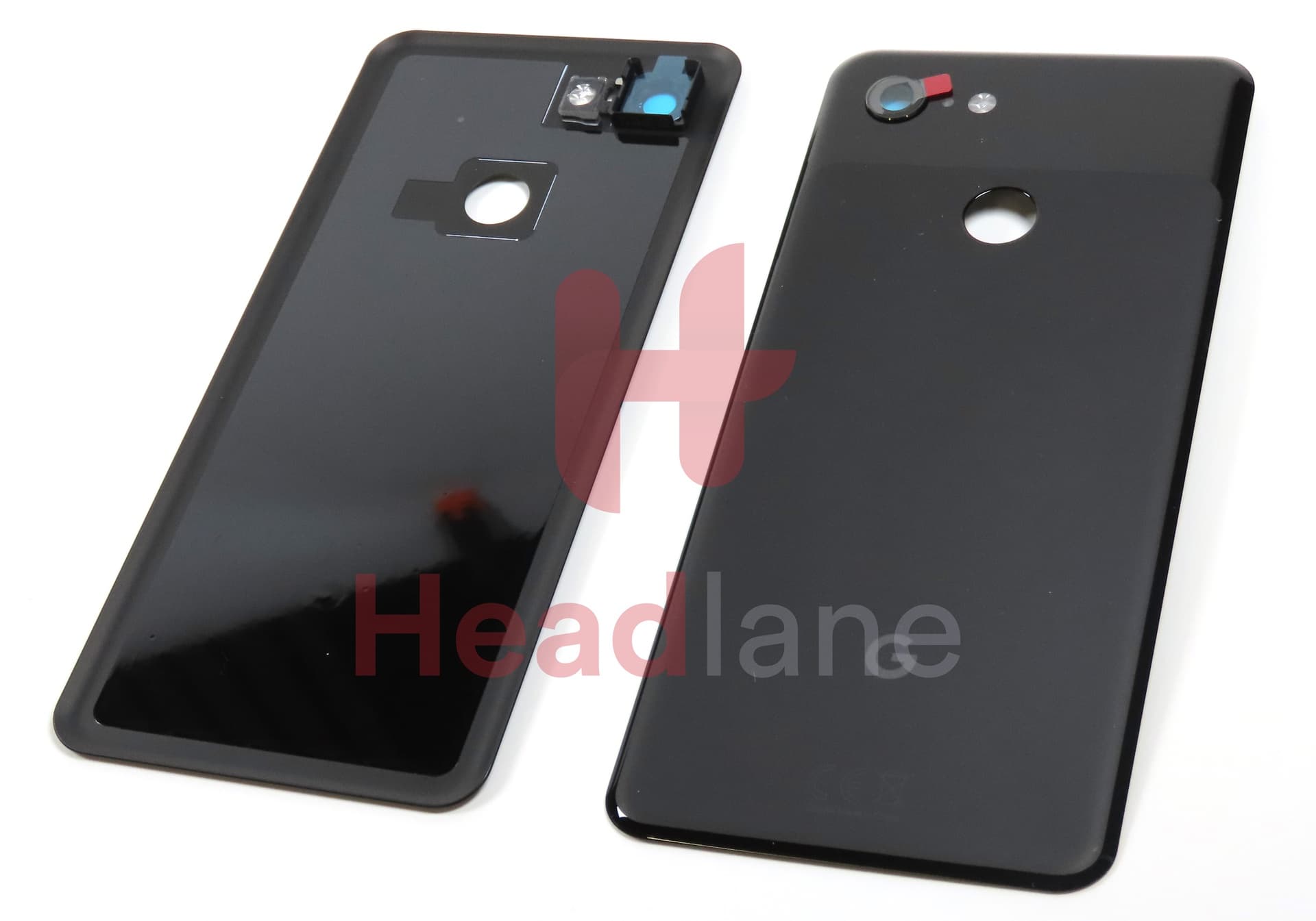 Google Pixel 3 Back / Battery Cover - Just Black - view 3