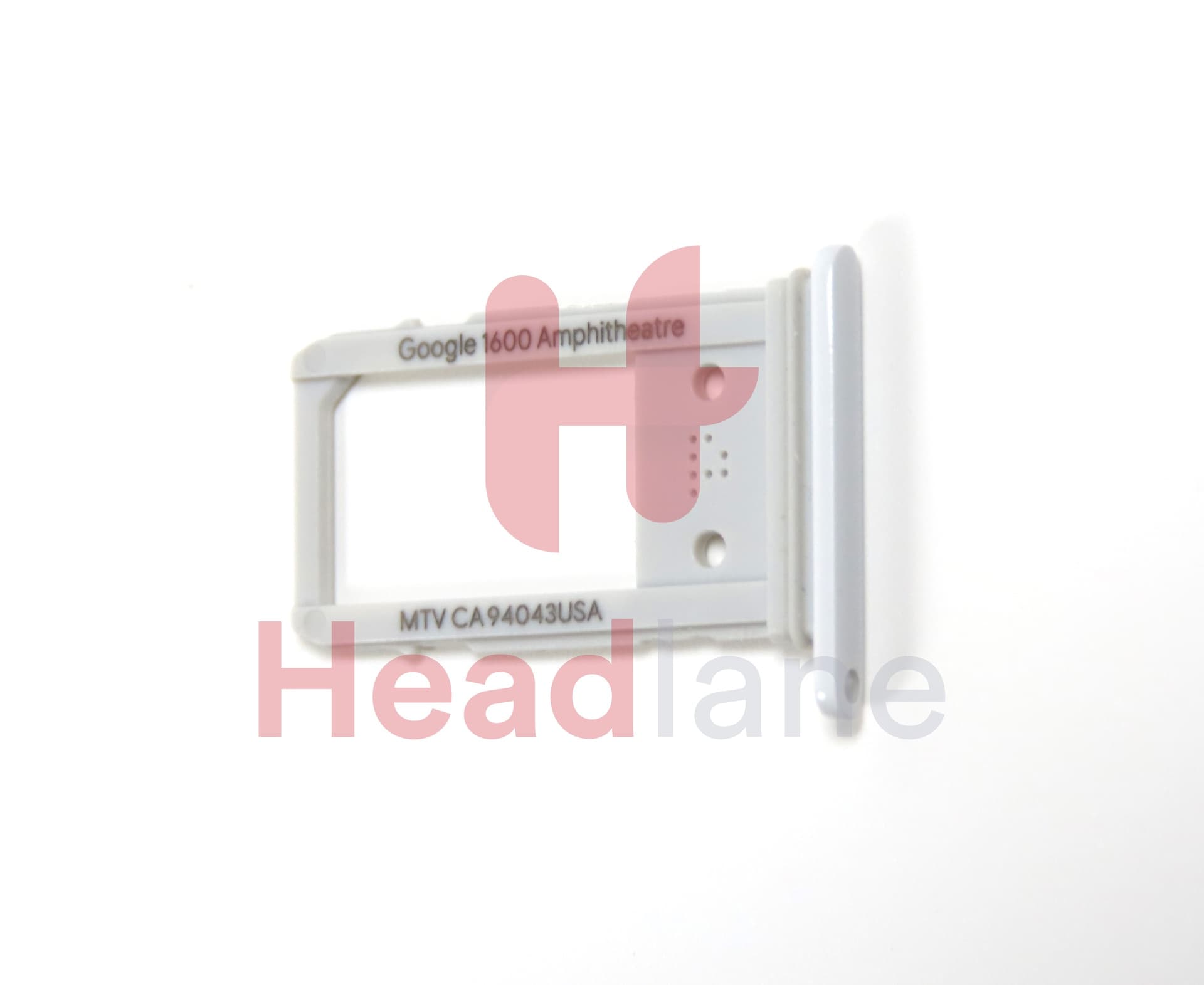 Google Pixel 3a XL SIM Card Tray - Clearly White - view 2