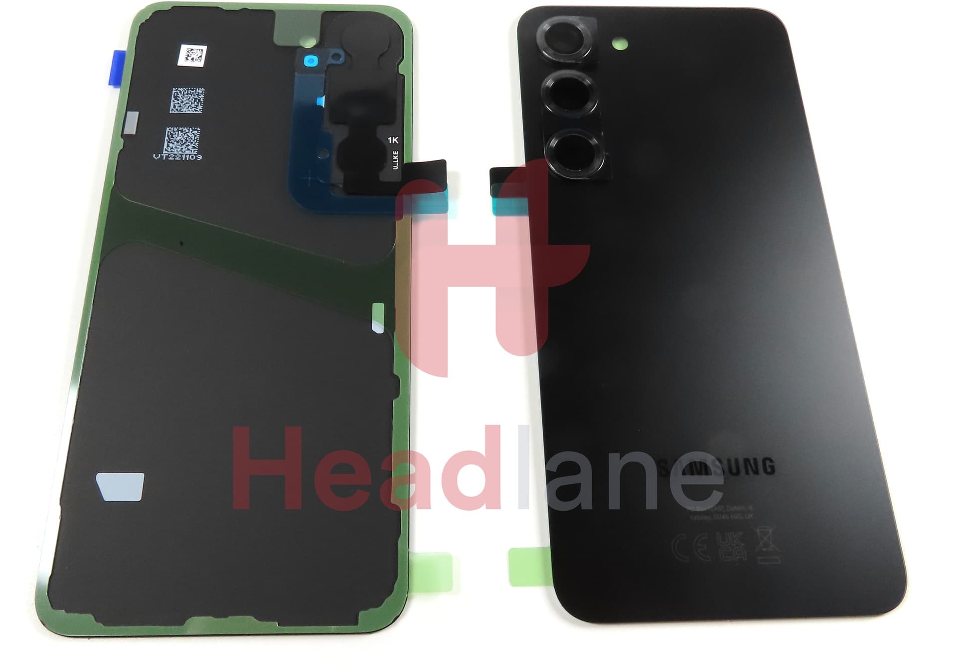 Samsung SM-S911 Galaxy S23 Back / Battery Cover - Black - view 2