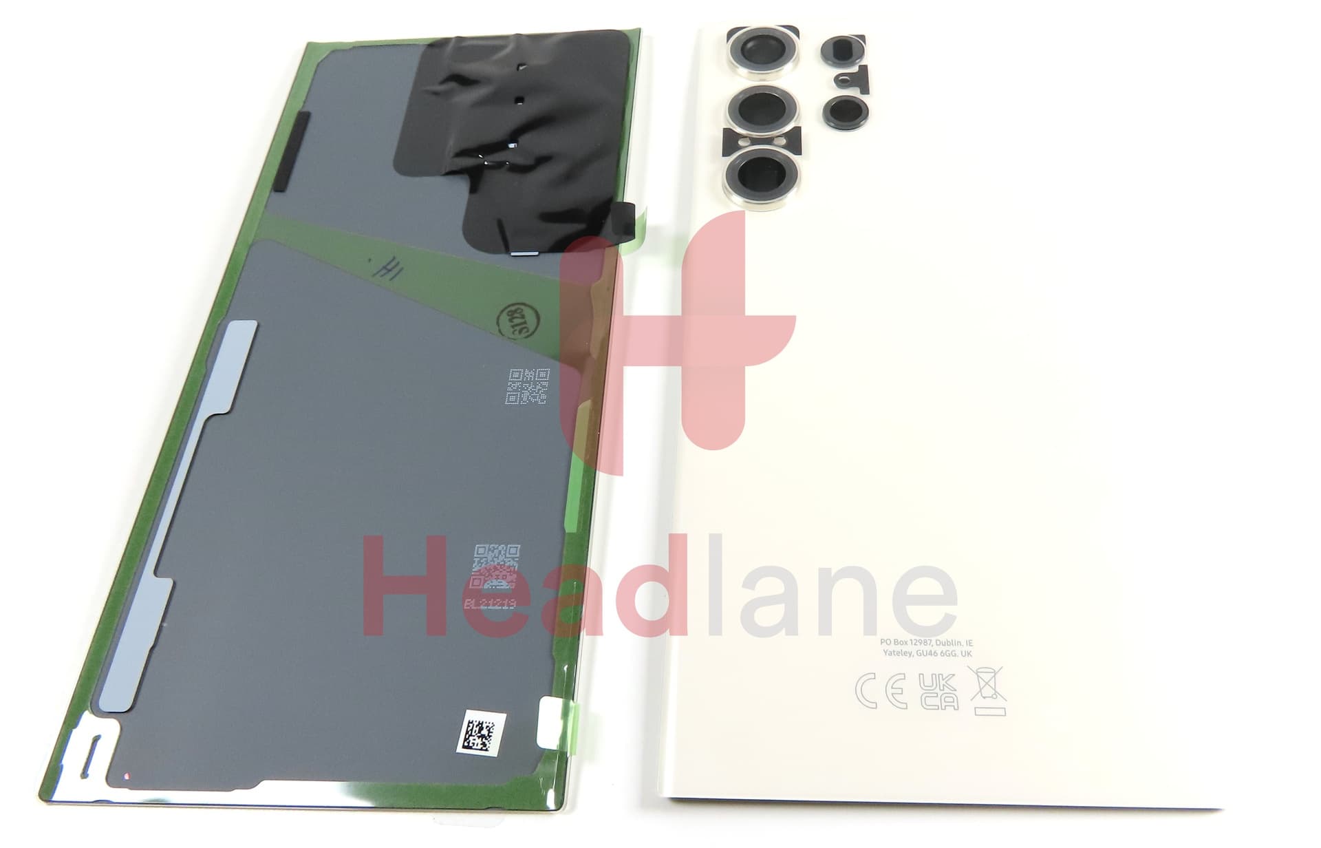 Samsung SM-S918 Galaxy S23 Ultra Back / Battery Cover - Cream - view 3