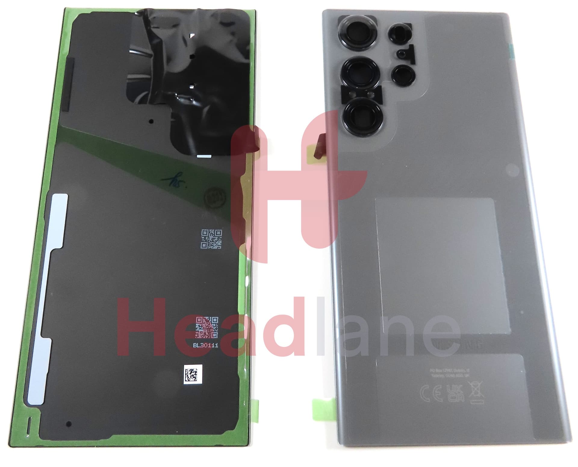 Samsung SM-S918 Galaxy S23 Ultra Back / Battery Cover - Graphite - view 3