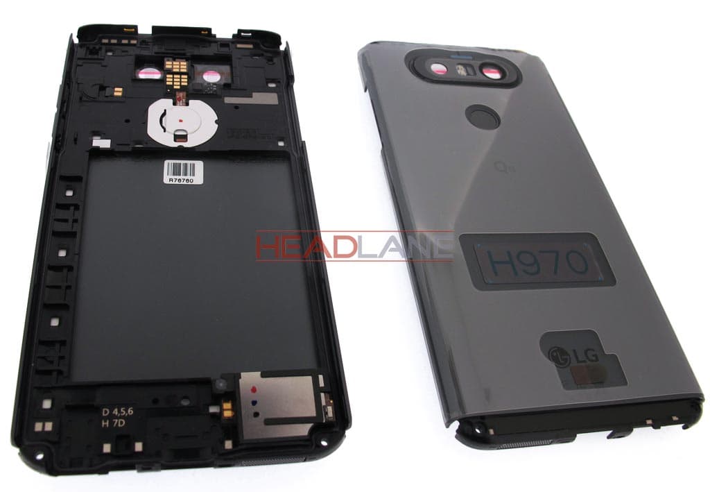 LG H970 Q8 Battery / Back Cover - Titan Silver - view 2