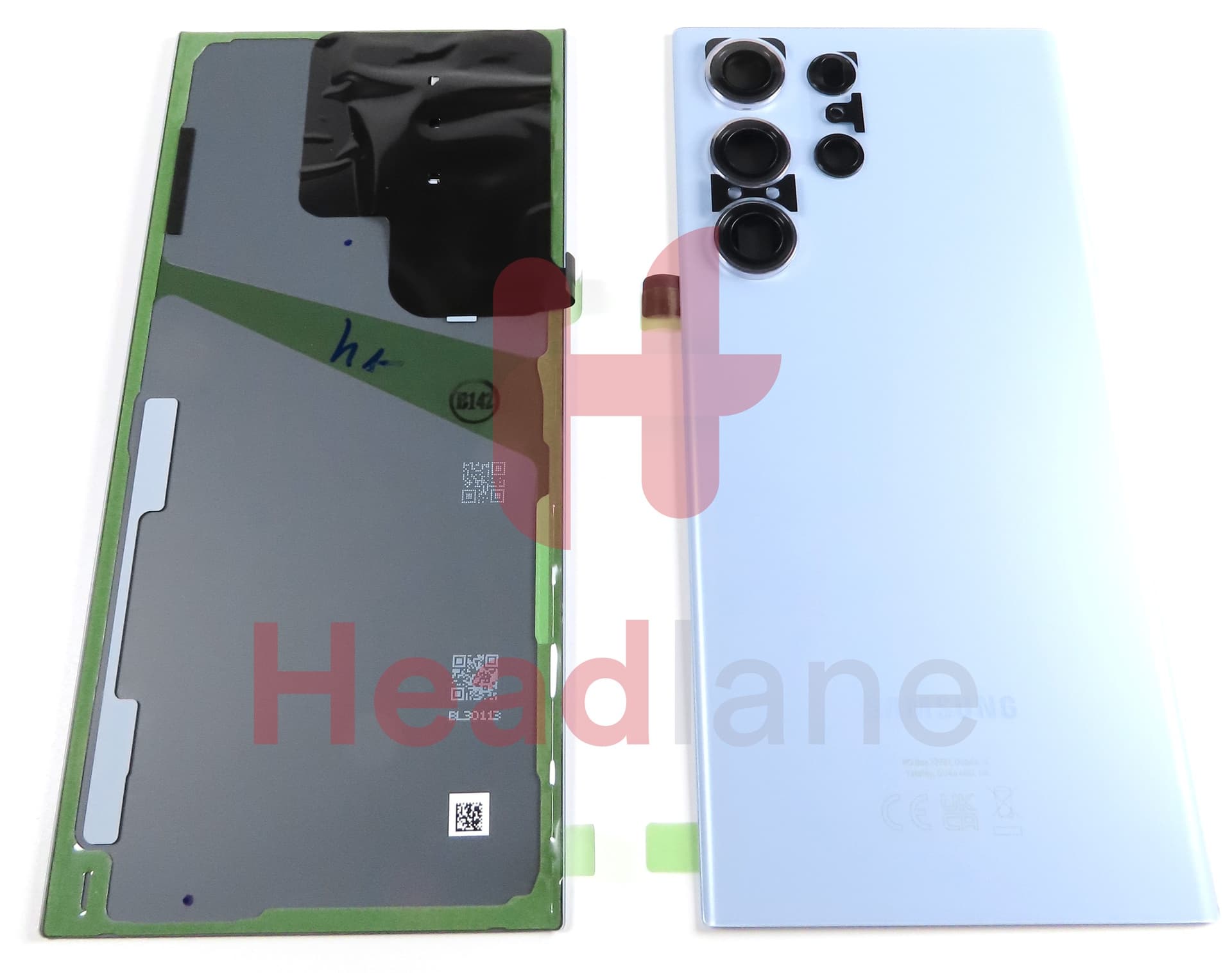 Samsung SM-S918 Galaxy S23 Ultra Back / Battery Cover - Sky Blue - view 2