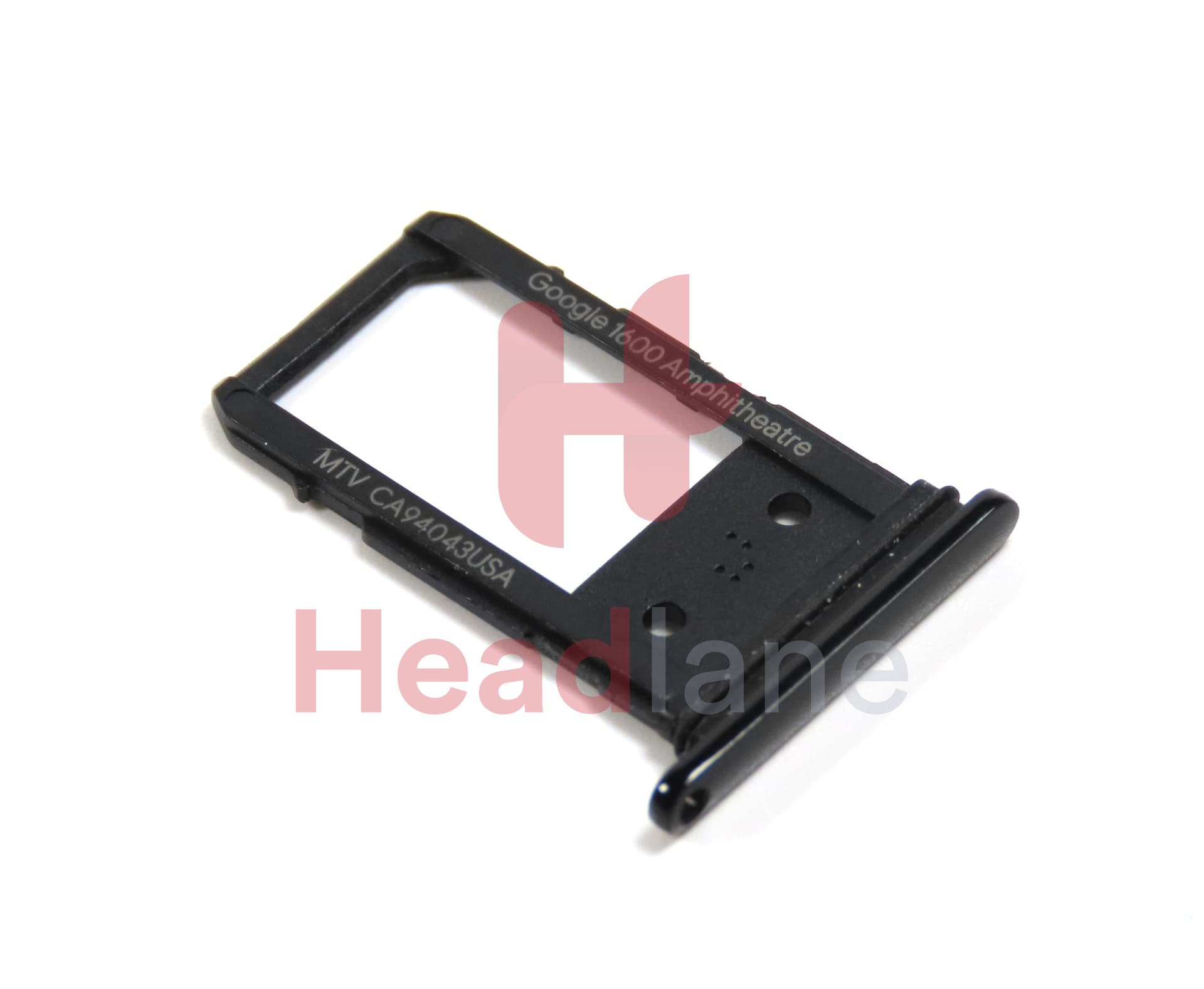 Google Pixel 3a XL SIM Card Tray - Licorice Black - view 3