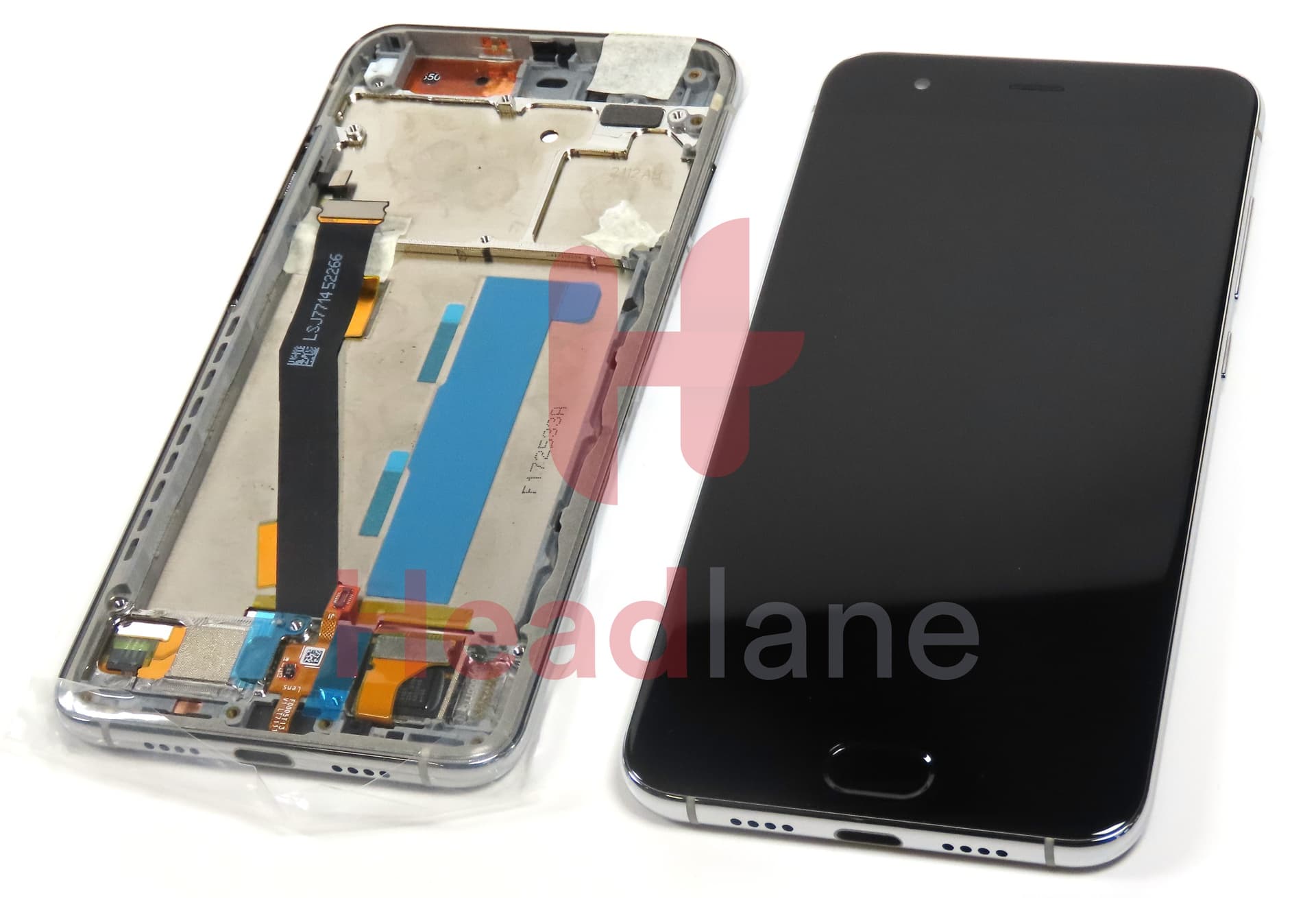 Xiaomi Mi 6 LCD Display / Screen + Touch - Black - view 3