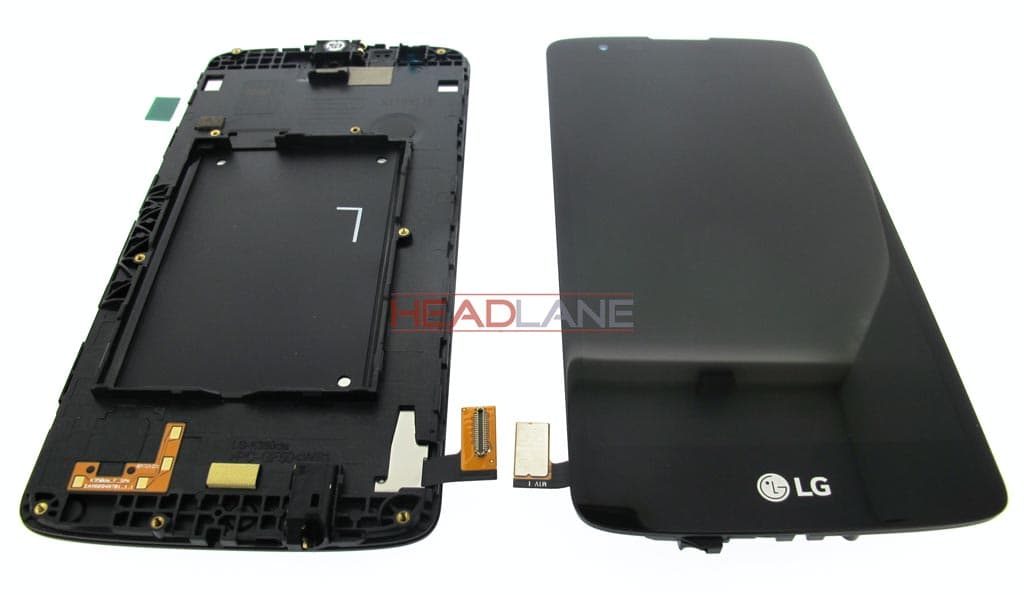 LG K350N K8 LCD - Black - view 2