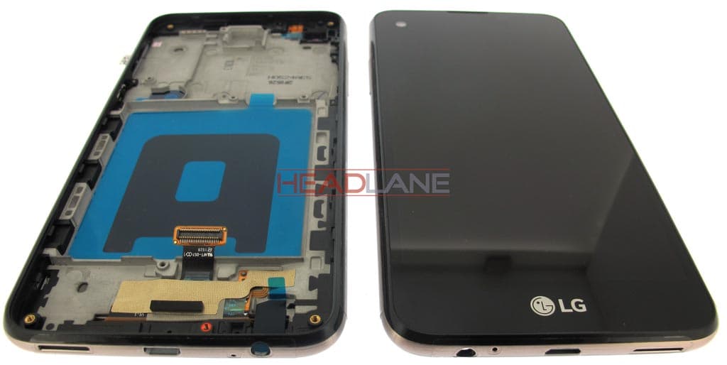 LG K500N X Screen LCD Display / Screen + Touch - Black - view 2