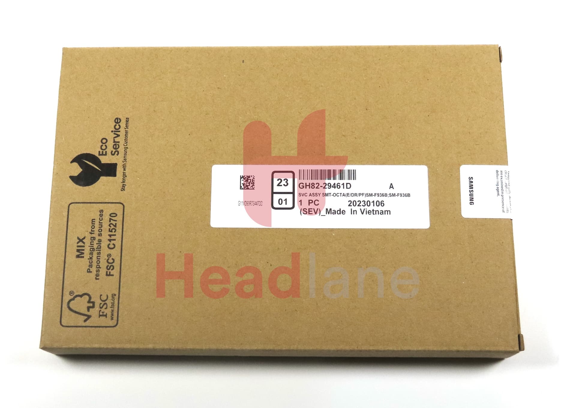 Samsung SM-F936 Galaxy Z Fold4 5G LCD Display / Screen + Touch - Burgundy - view 4