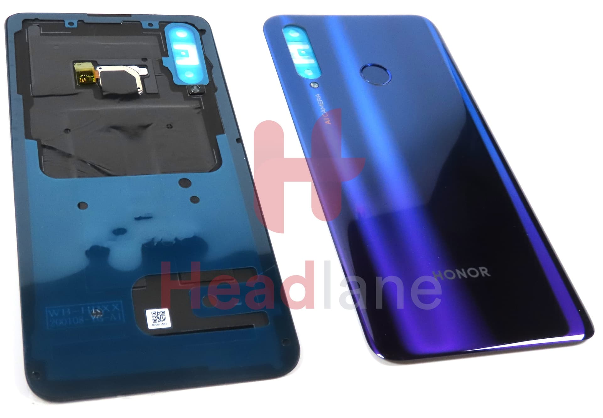 Huawei Honor 20 Lite Back / Battery Cover - Blue - view 3