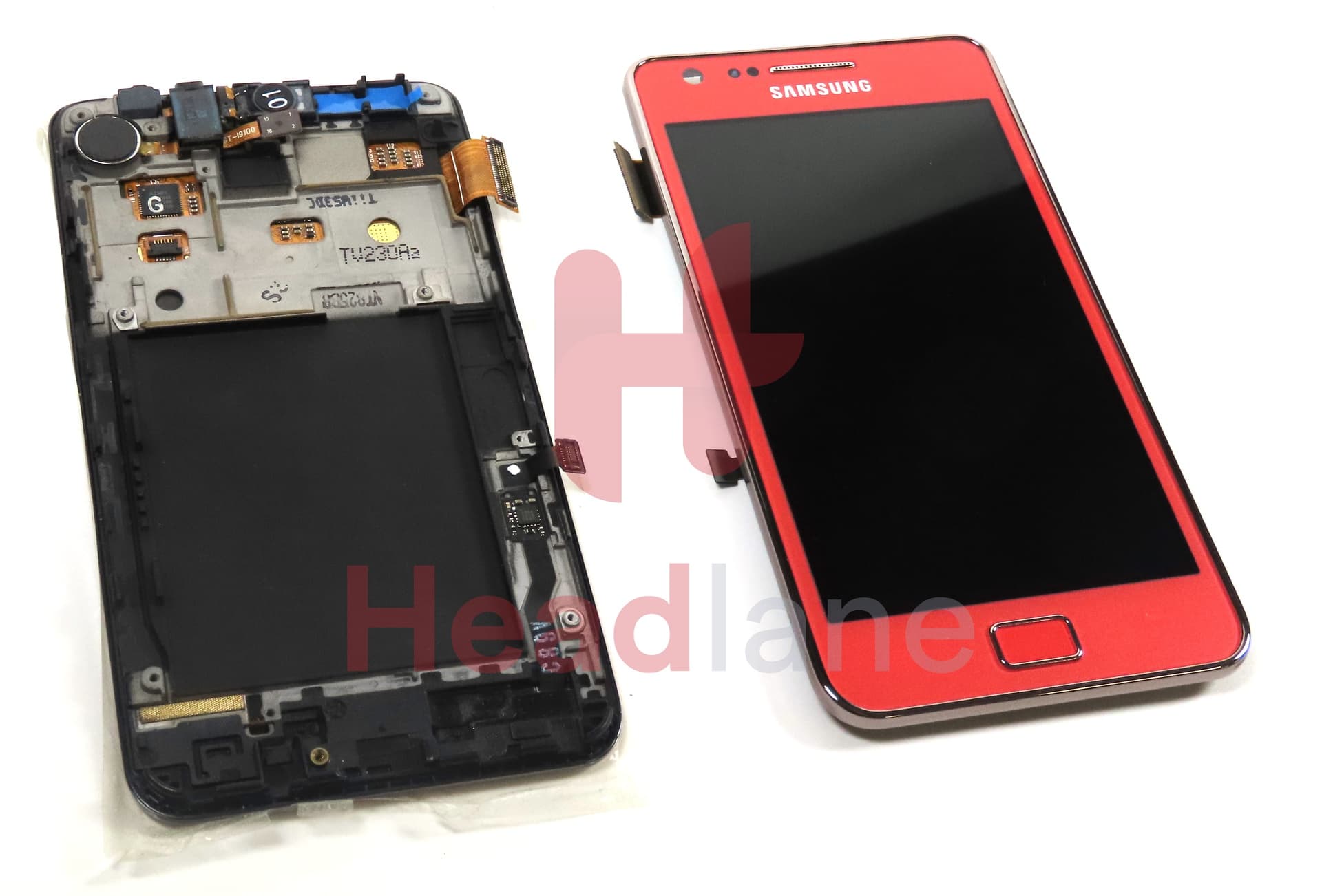 Samsung GT-I9100 Galaxy S2 LCD Display / Screen + Touch - Pink 2