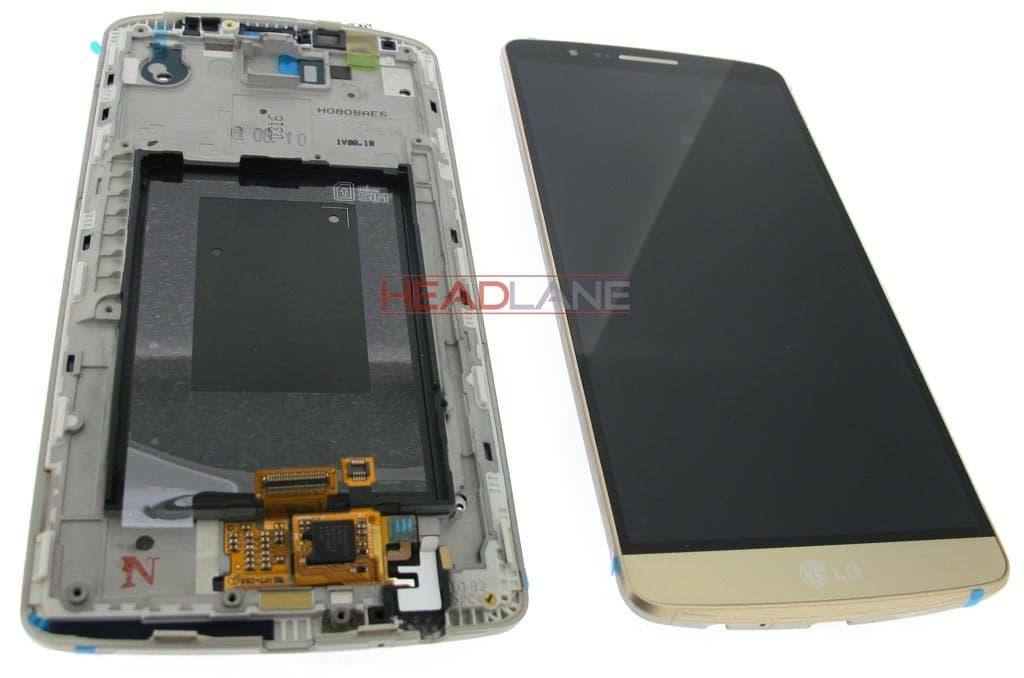 LG D850 D855 G3 LCD Display / Touch Screen - Gold - view 2