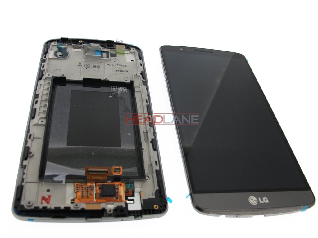 LG D850 D855 G3 LCD Display / Touch Screen - Black - view 2