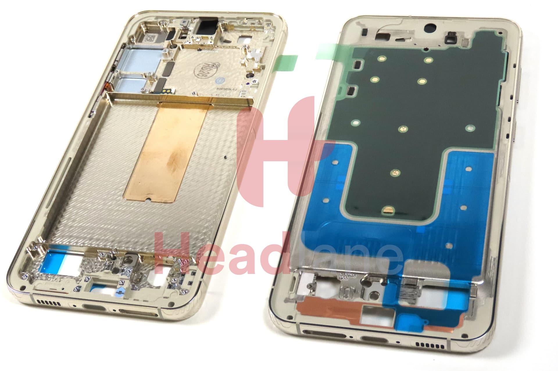 Samsung SM-S916 Galaxy S23+ / Plus Display Frame / Chassis - Cream - view 3