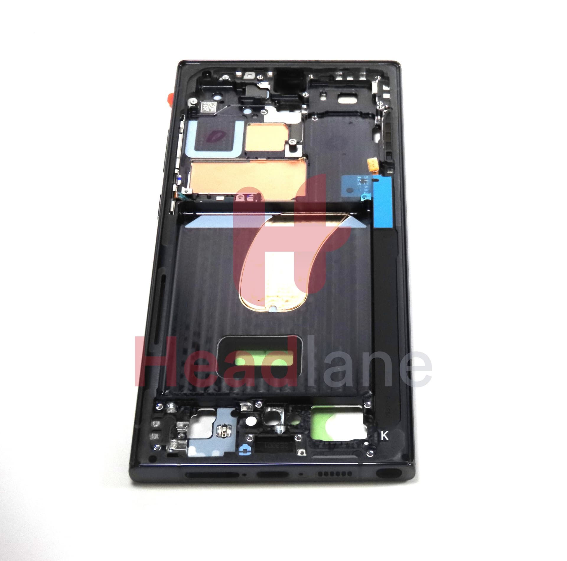 Samsung SM-S918 Galaxy S23 Ultra Display Frame / Chassis - Black - view 2