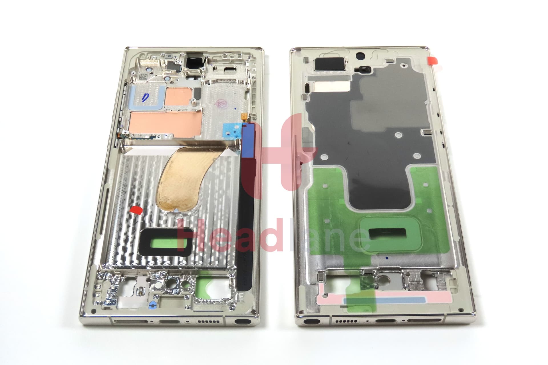 Samsung SM-S918 Galaxy S23 Ultra Display Frame / Chassis - Cream - view 3