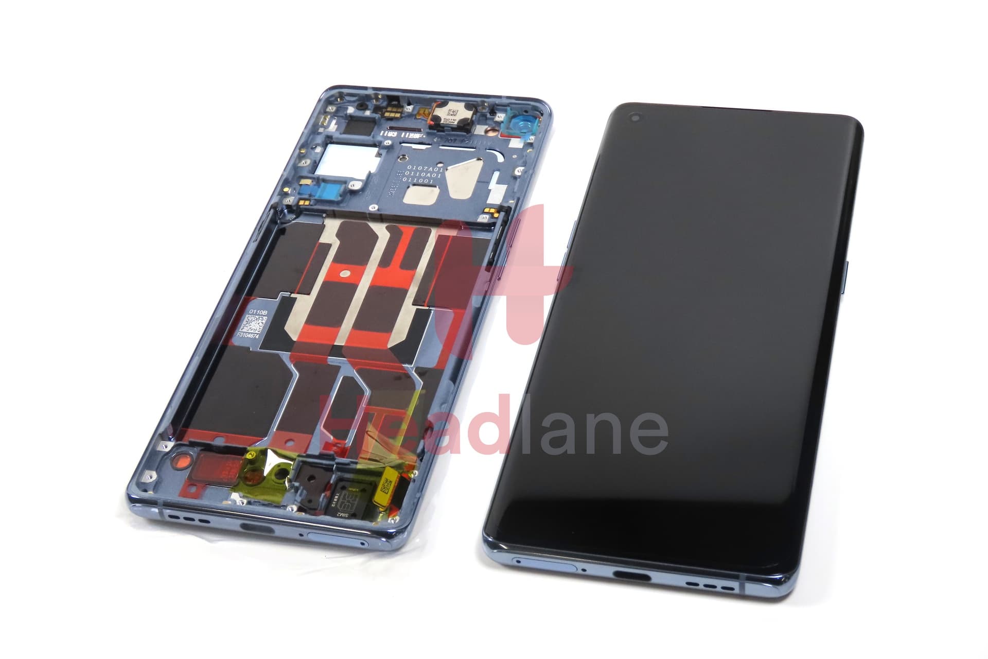 Oppo CPH2247 Reno6 Pro 5G (CPH2247) LCD Display / Screen + Touch - Grey - view 2