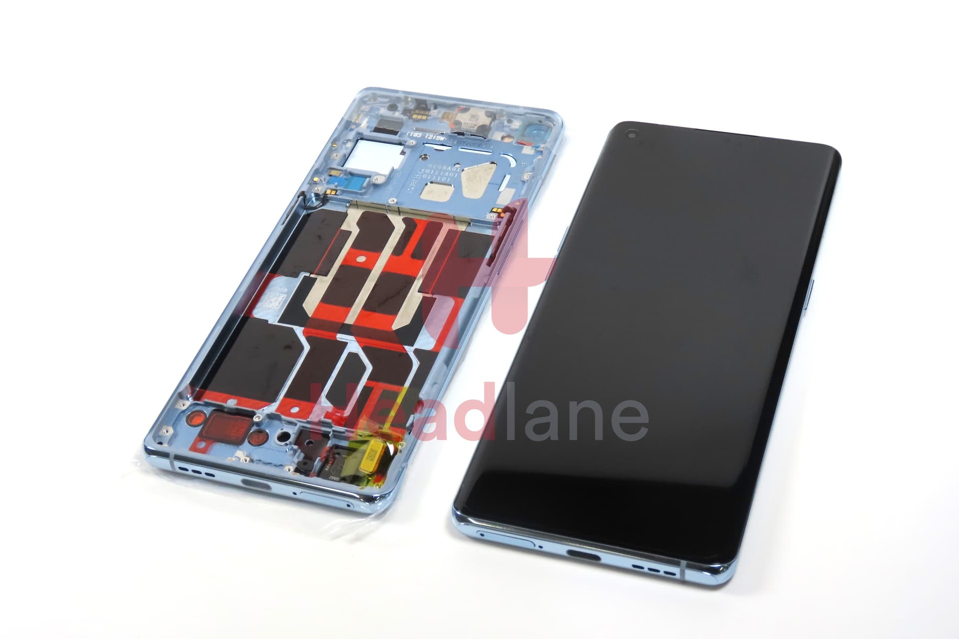 Oppo CPH2247 Reno6 Pro 5G (CPH2247) LCD Display / Screen + Touch - Blue - view 2