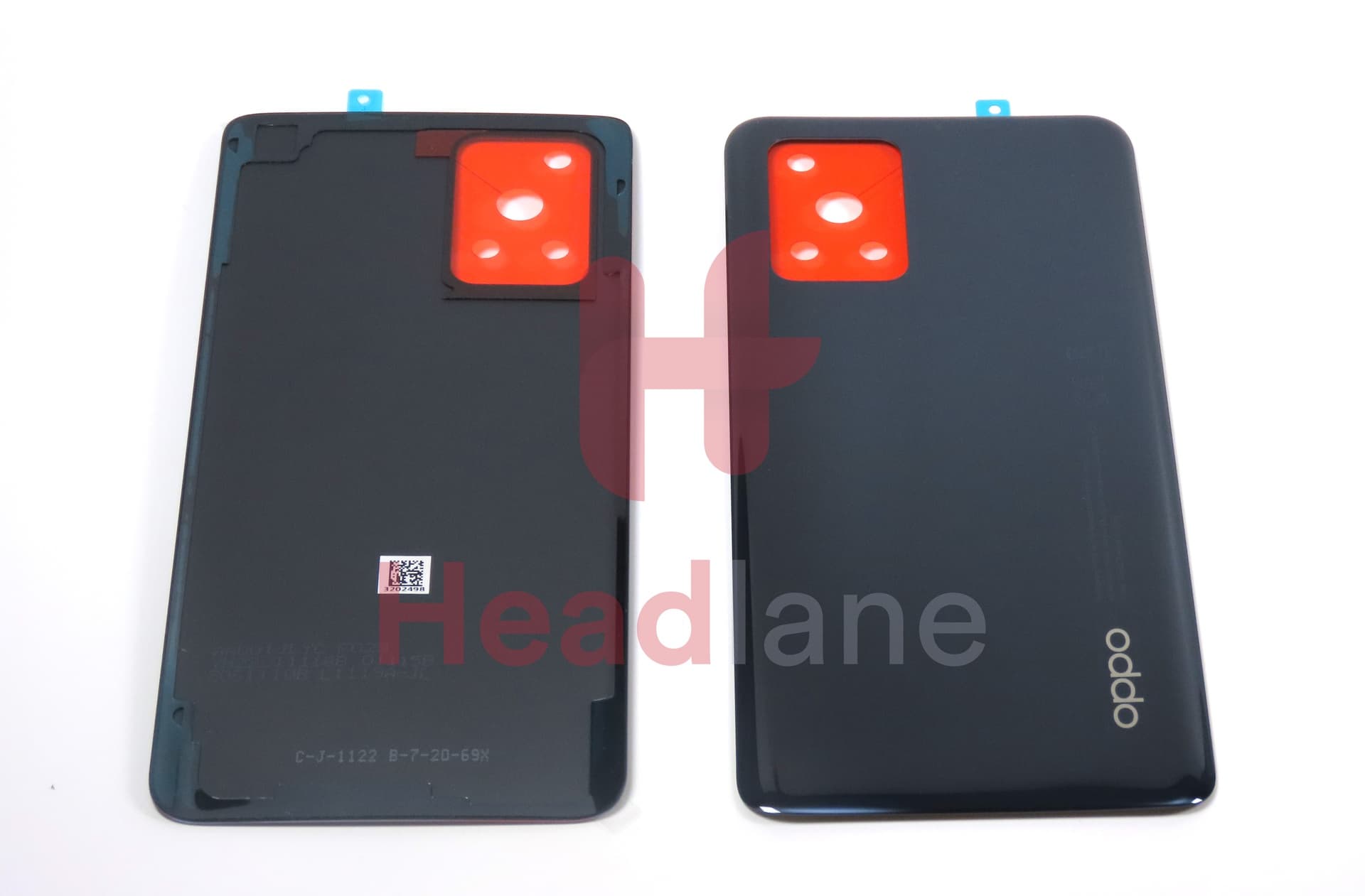 Oppo CPH2219 A74 Back / Battery Cover - Black - view 3