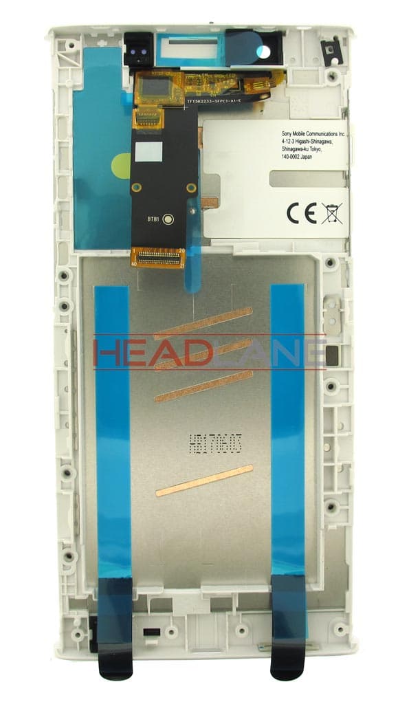 Sony G3311 G3312 Xperia L1 / Dual - LCD Display / Screen + Touch - White - view 2