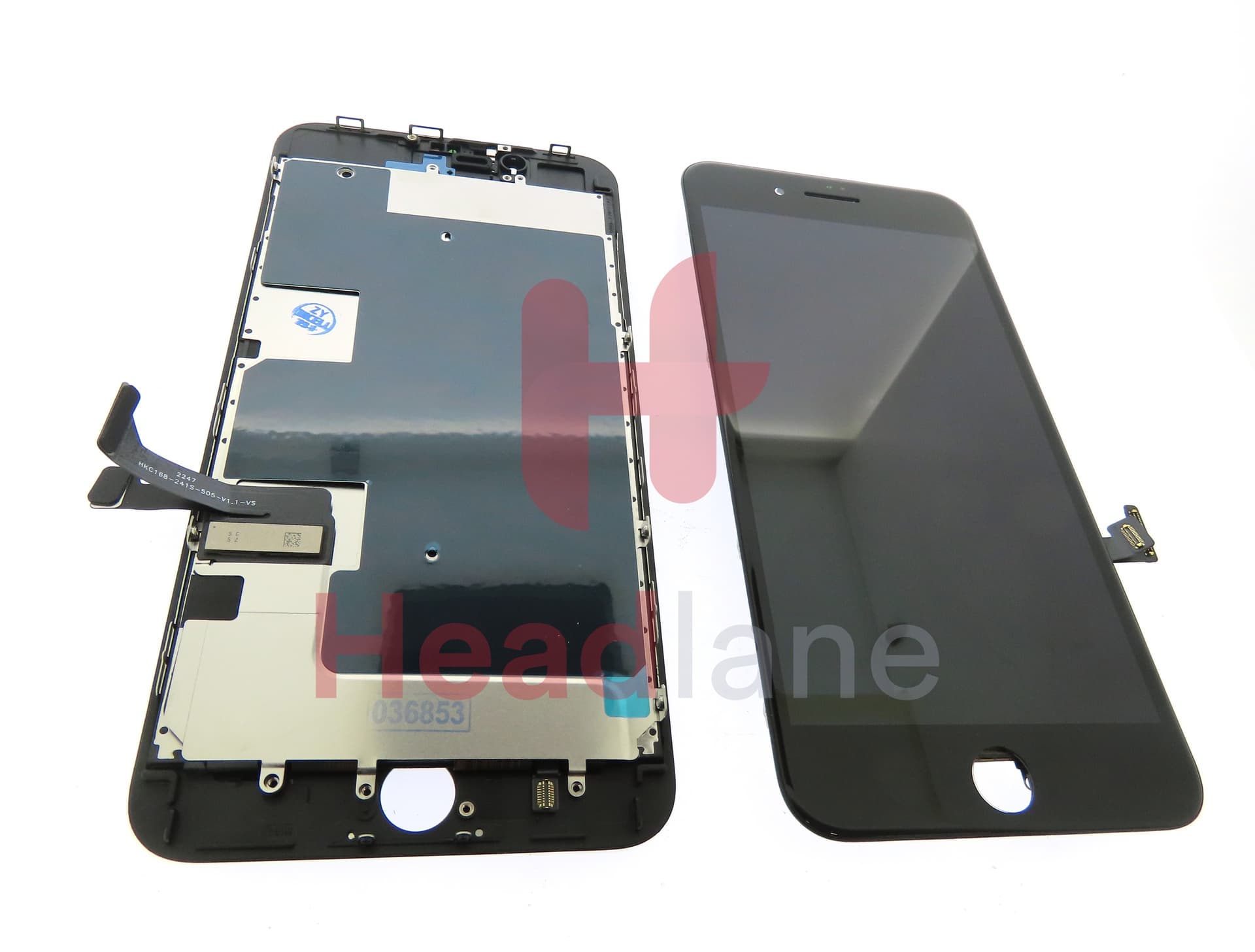 Apple iPhone 8 Plus Incell LCD Display / Screen - Black (ZY) - view 2