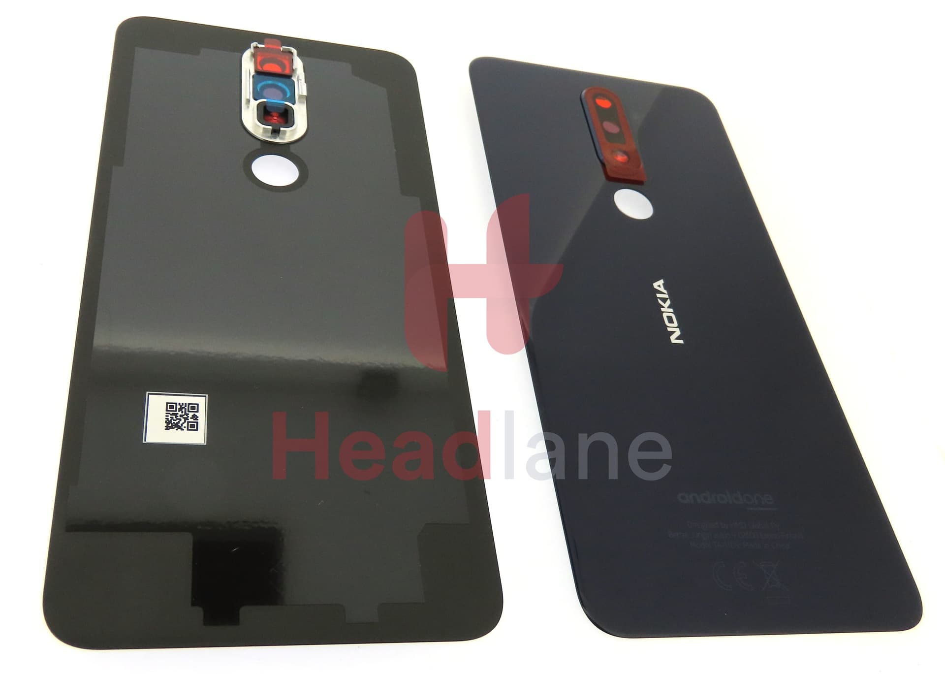 Nokia 5.1+ TA-1105, TA-1108 Back / Battery Cover - Blue - view 2