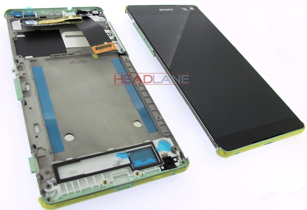 Sony E5533 / E5553 Xperia C5 Ultra / Dual LCD Display / Screen + Touch - Mint - view 2