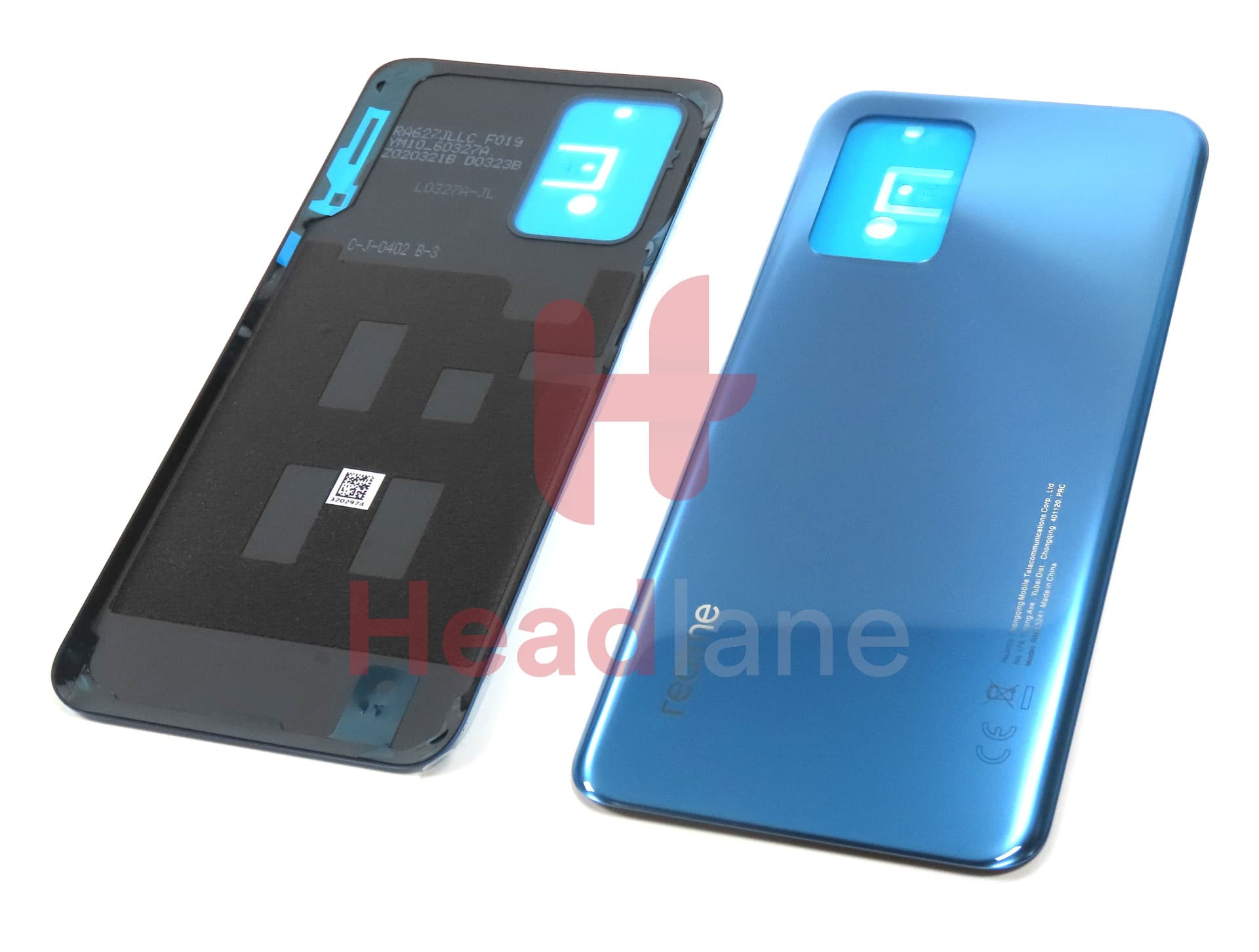 Realme RMX3241 8 5G Back / Battery Cover - Supersonic Blue - view 3