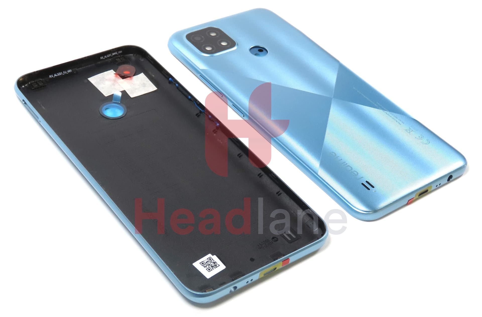 Realme RMX3201 C21 Back / Battery Cover - Cross Blue - view 2