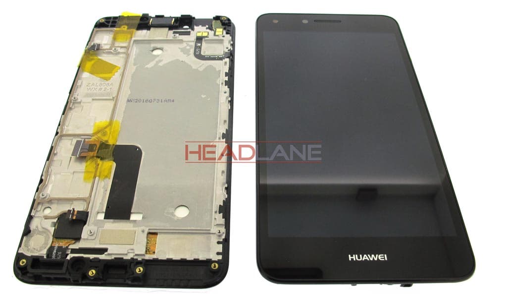 Huawei Y5-II LCD Display / Screen + Touch - Black - view 2