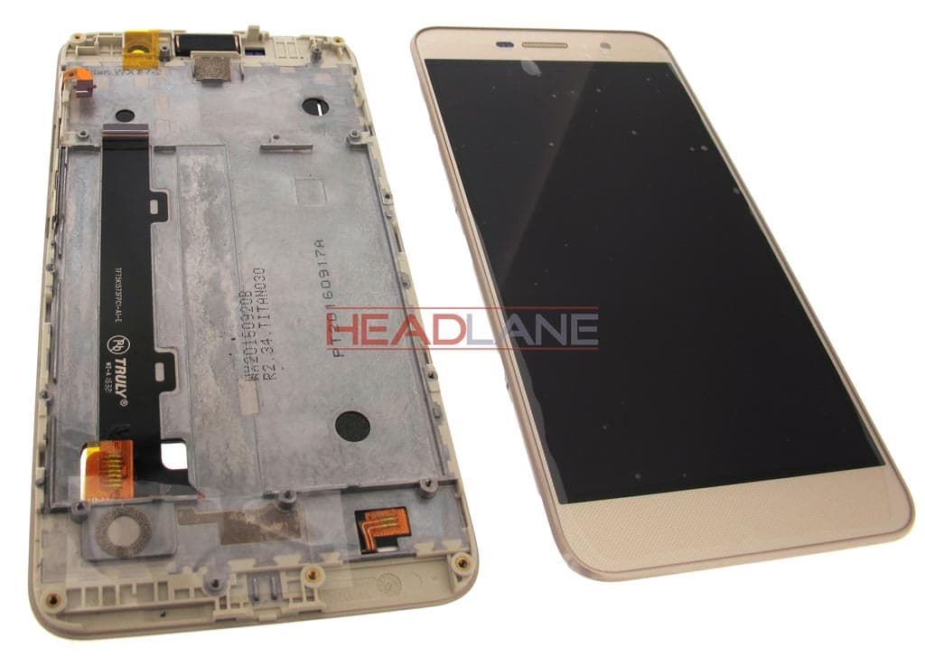 Huawei Honor 4C Pro LCD Display / Screen + Touch - Gold - view 2