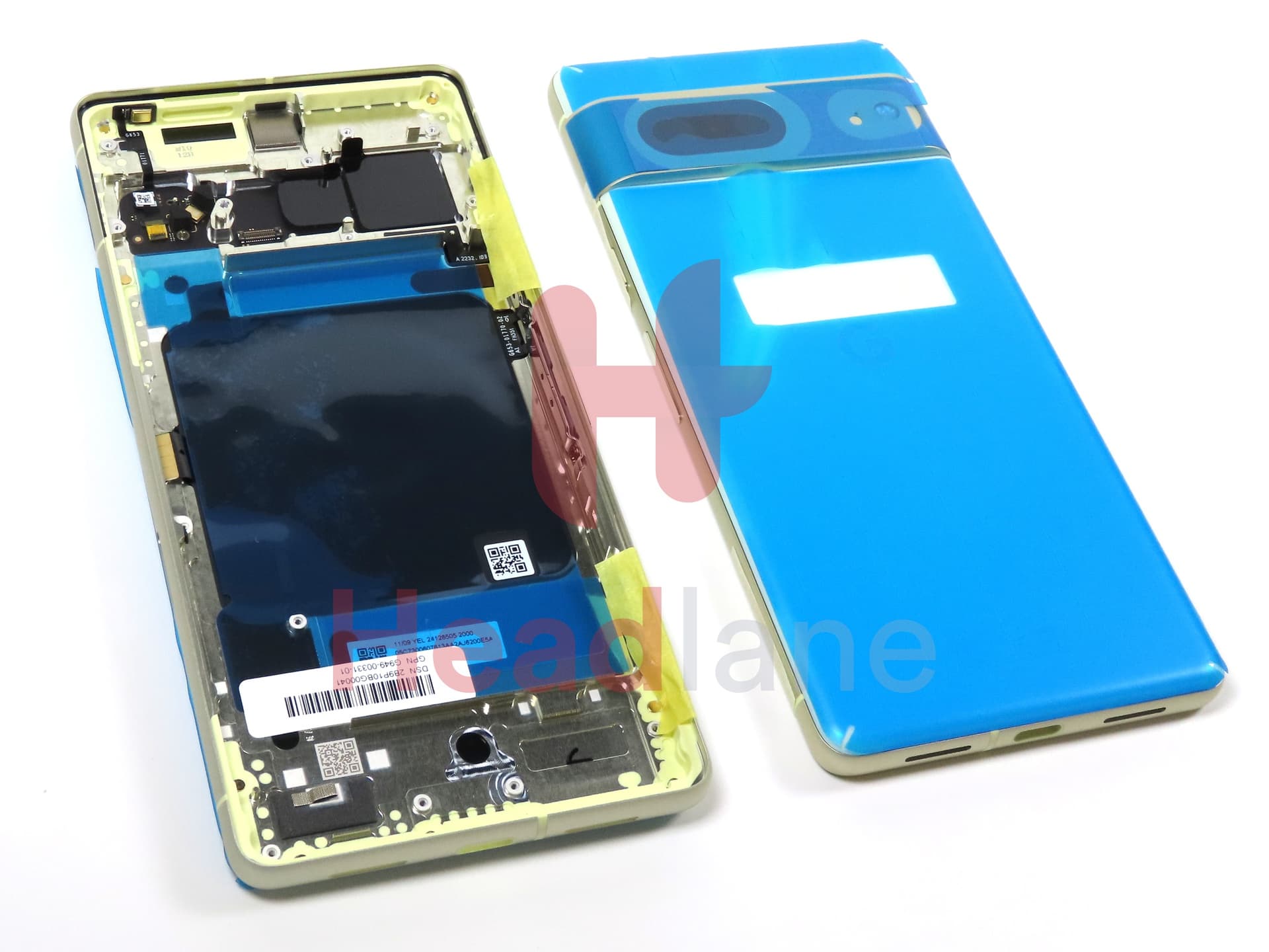 Google Pixel 7 Back / Battery Cover - Lemongrass / Green - view 2