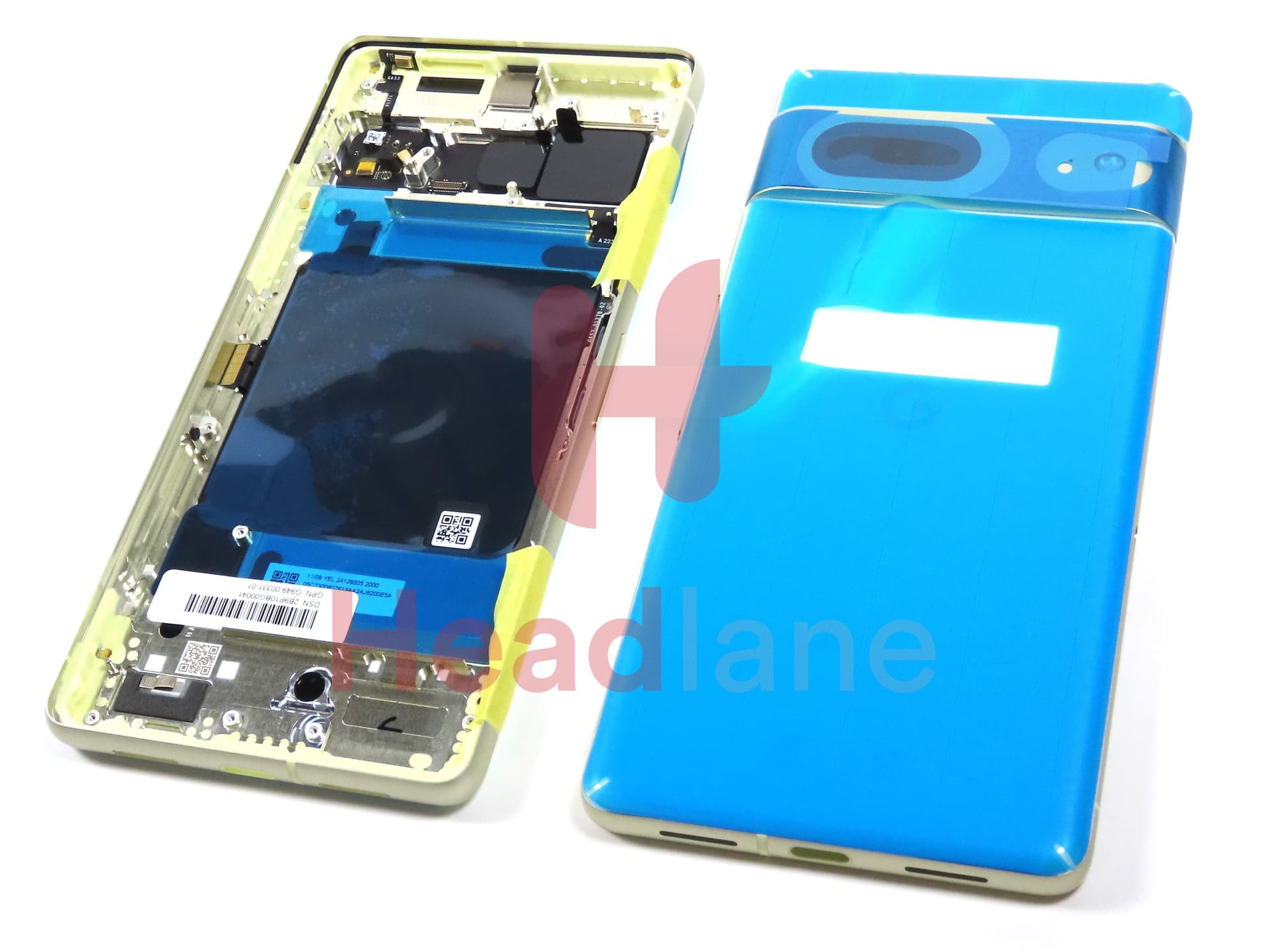 Google Pixel 7 Back / Battery Cover - Lemongrass / Green - view 3