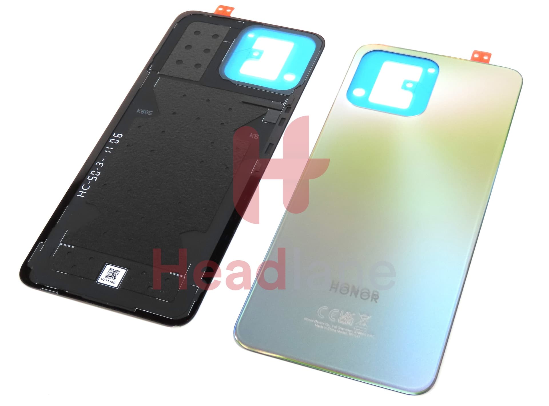 Honor X8 4G Back / Battery Cover - Silver - view 3