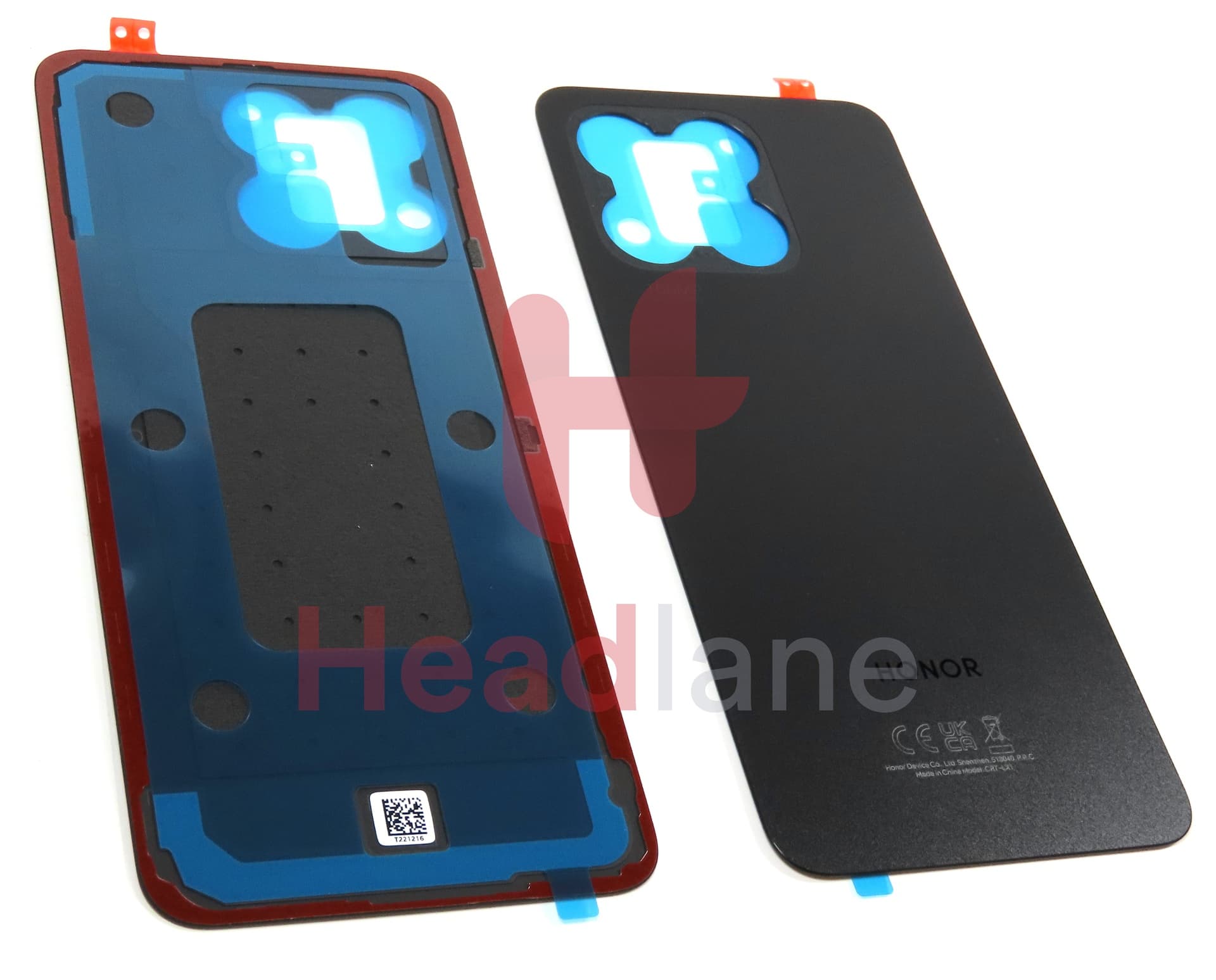 Honor X8a Back / Battery Cover - Black - view 2