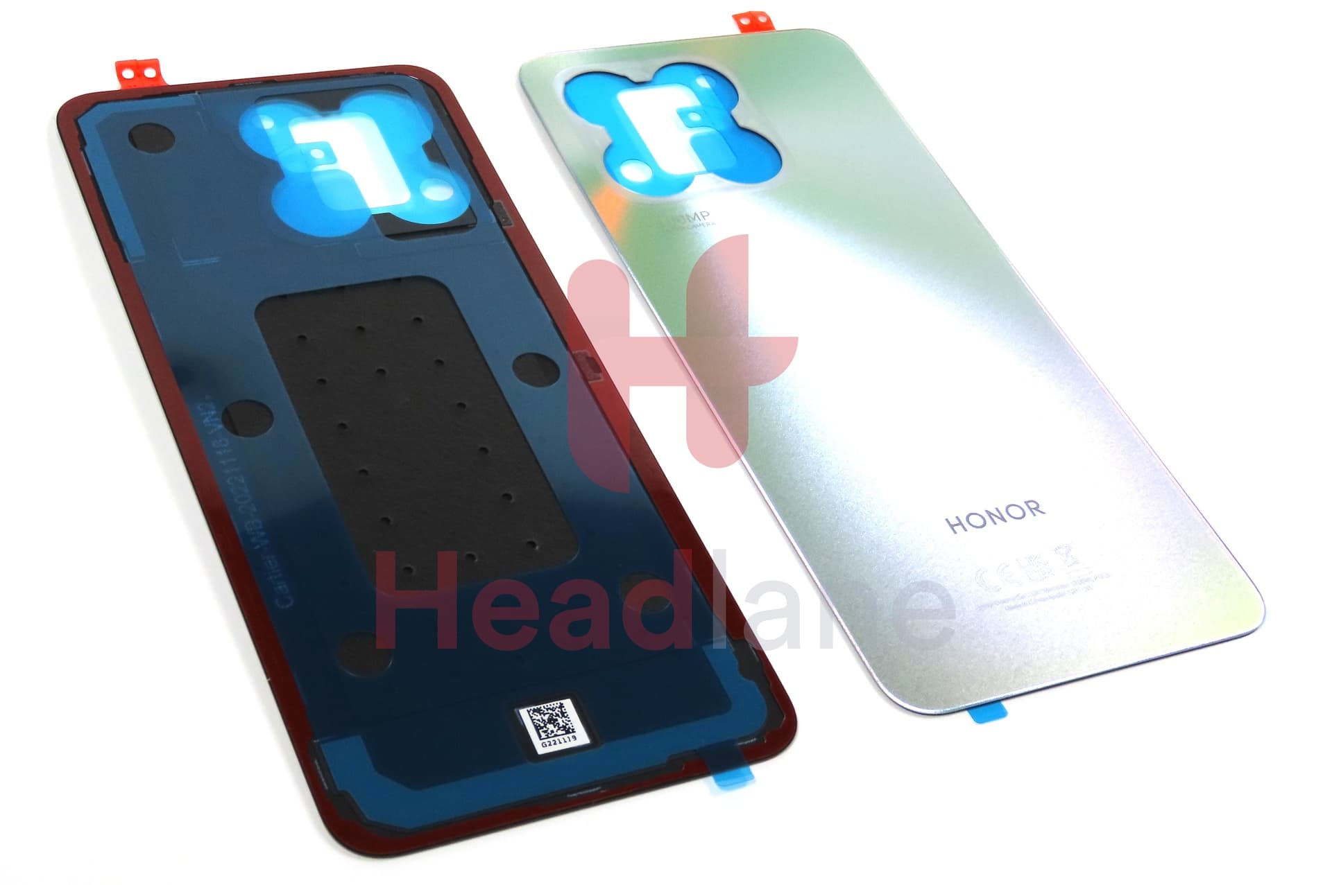 Honor X8a Back / Battery Cover - Silver - view 2