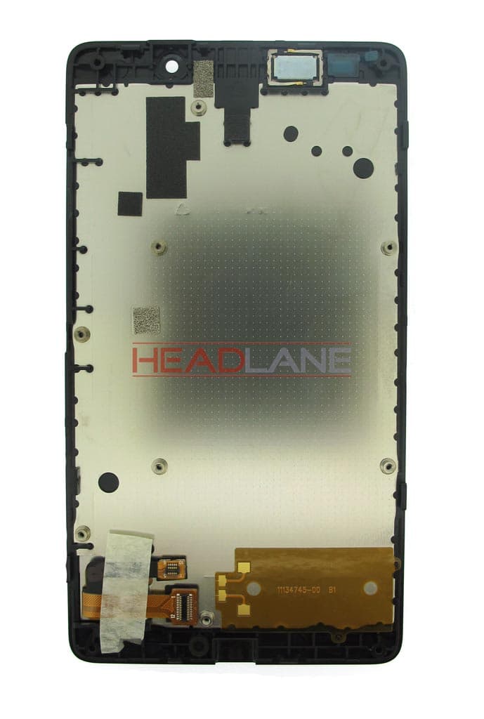 Nokia XL LCD Display / Touch - Black - view 2