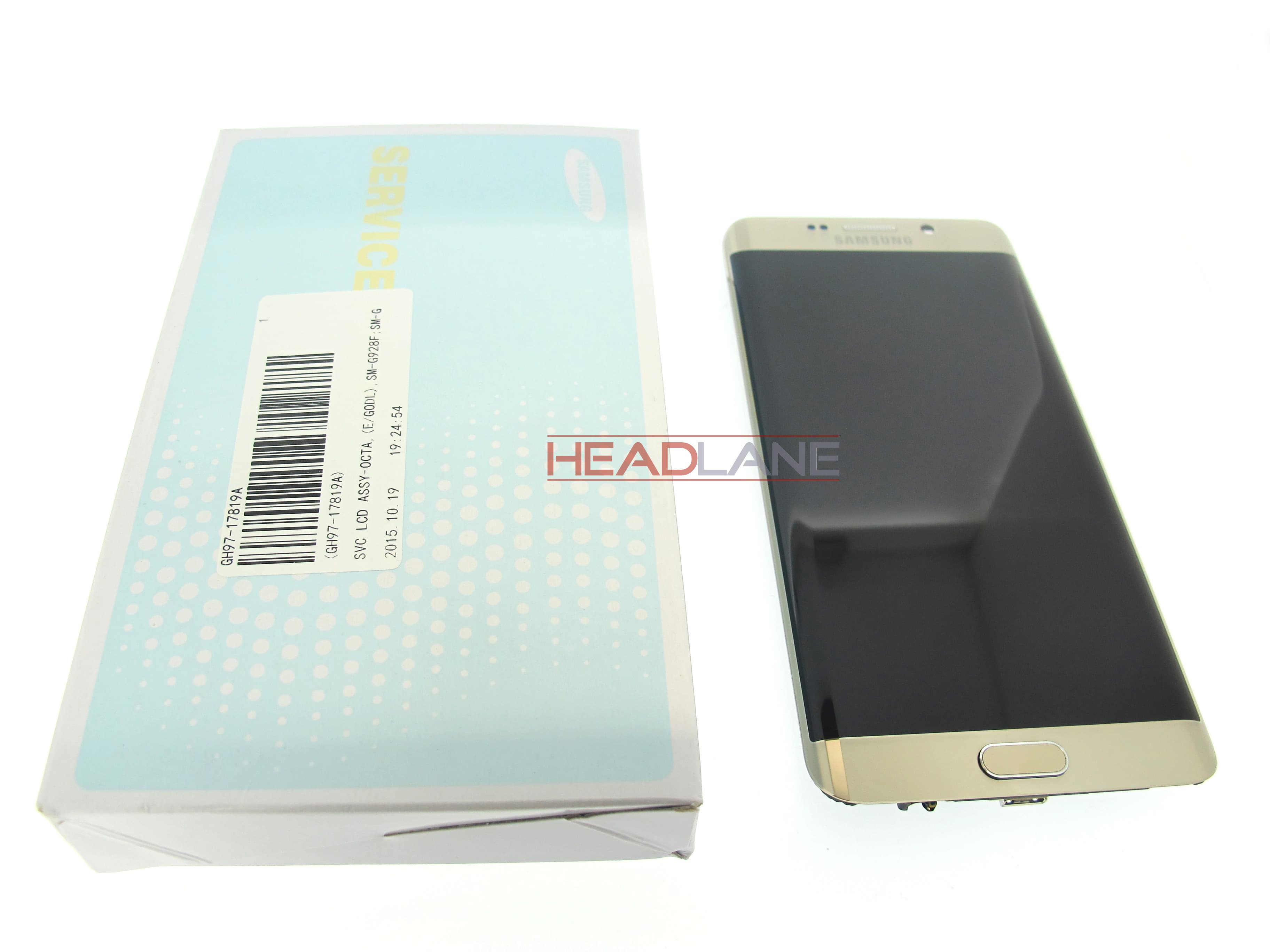 Samsung SM-G928F Galaxy S6 Edge+ LCD Display / Screen + Touch - Gold 3