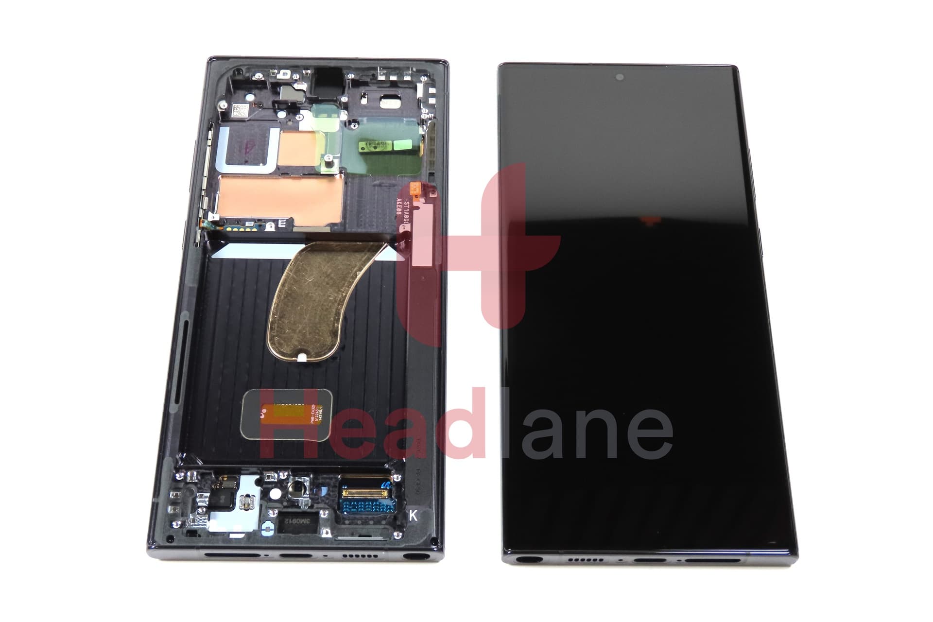 Samsung SM-S918 Galaxy S23 Ultra LCD Display / Screen + Touch - Black - view 3