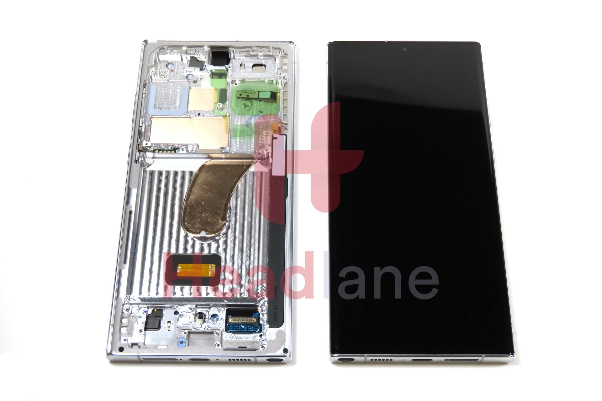 Samsung SM-S918 Galaxy S23 Ultra LCD Display / Screen + Touch - Sky Blue / Lime - view 2