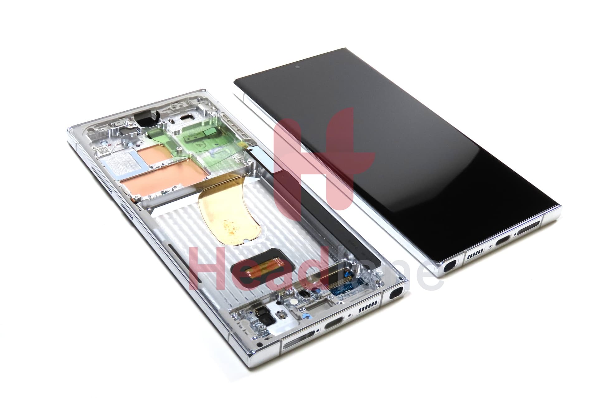 Samsung SM-S918 Galaxy S23 Ultra LCD Display / Screen + Touch - Sky Blue / Lime - view 3