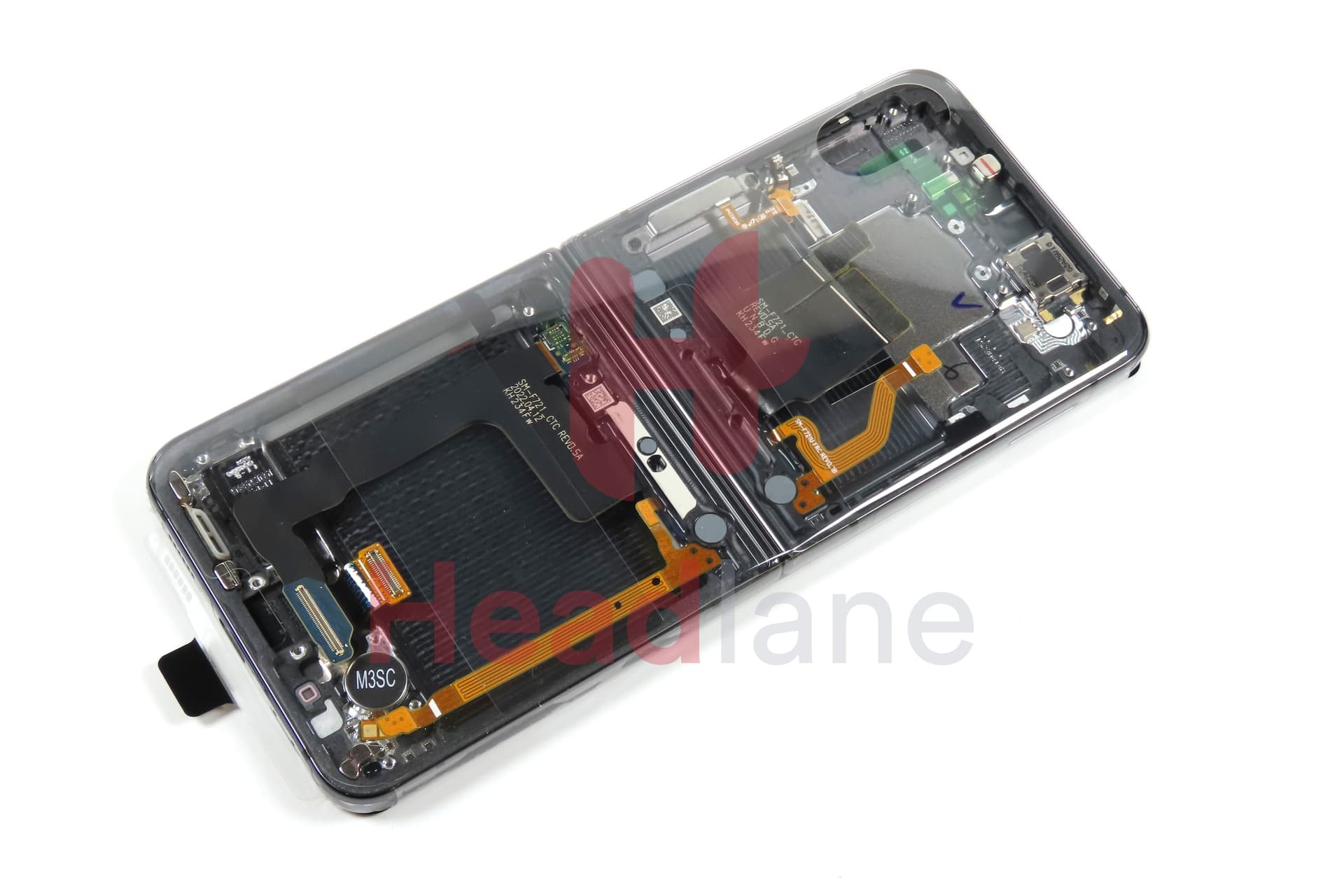 Samsung SM-F721 Galaxy Z Flip4 5G LCD Display / Screen + Touch - Graphite - view 2