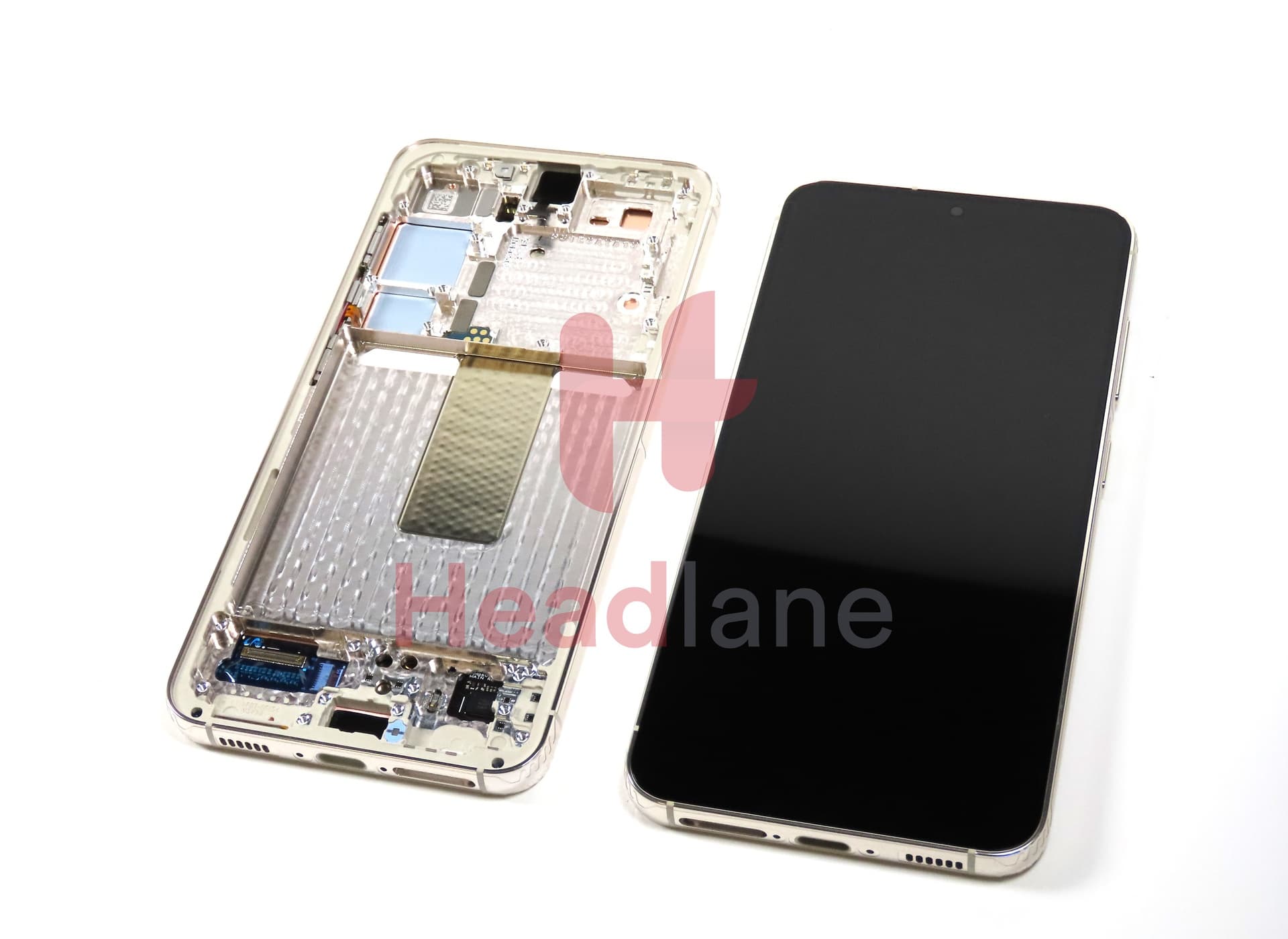Samsung SM-S911 Galaxy S23 LCD Display / Screen + Touch - Cream - view 3
