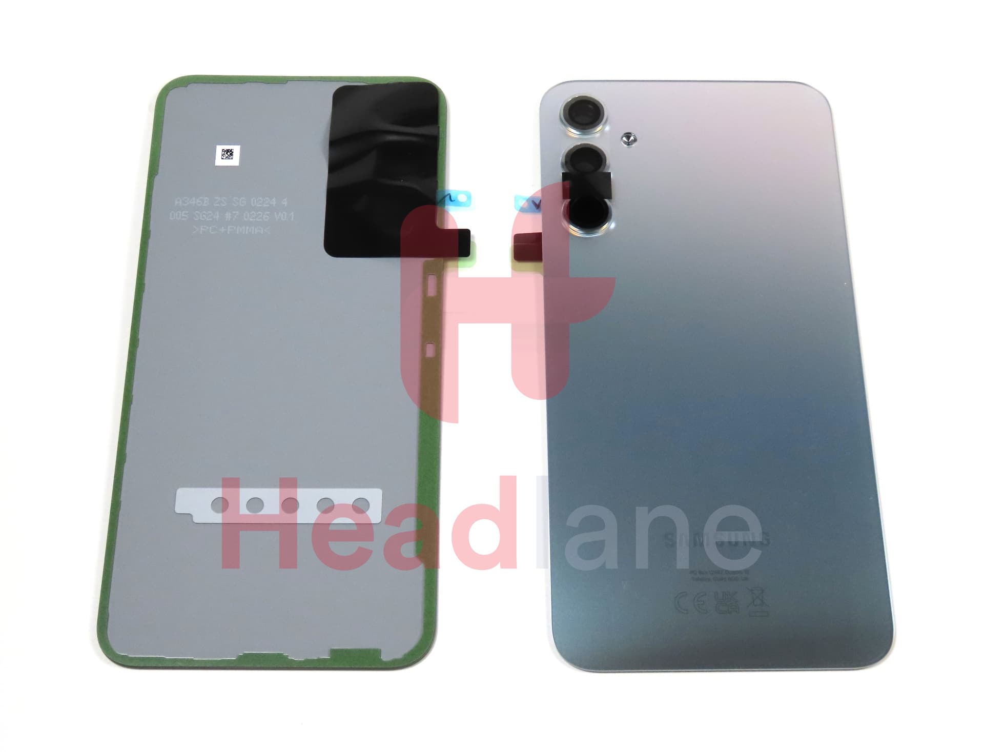 Samsung SM-A346 Galaxy A34 5G Back / Battery Cover - Silver - view 2