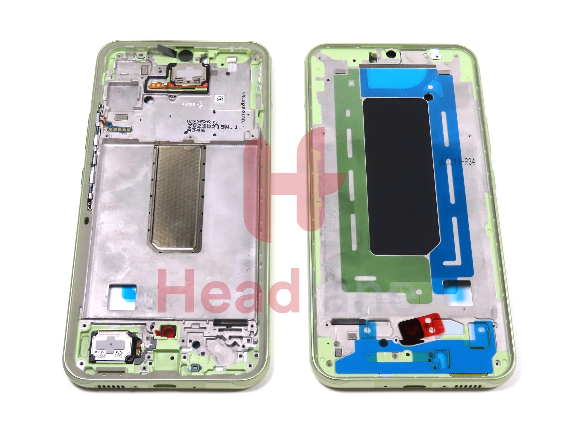 Samsung SM-A346 Galaxy A34 5G Display Frame / Chassis - Lime - view 2