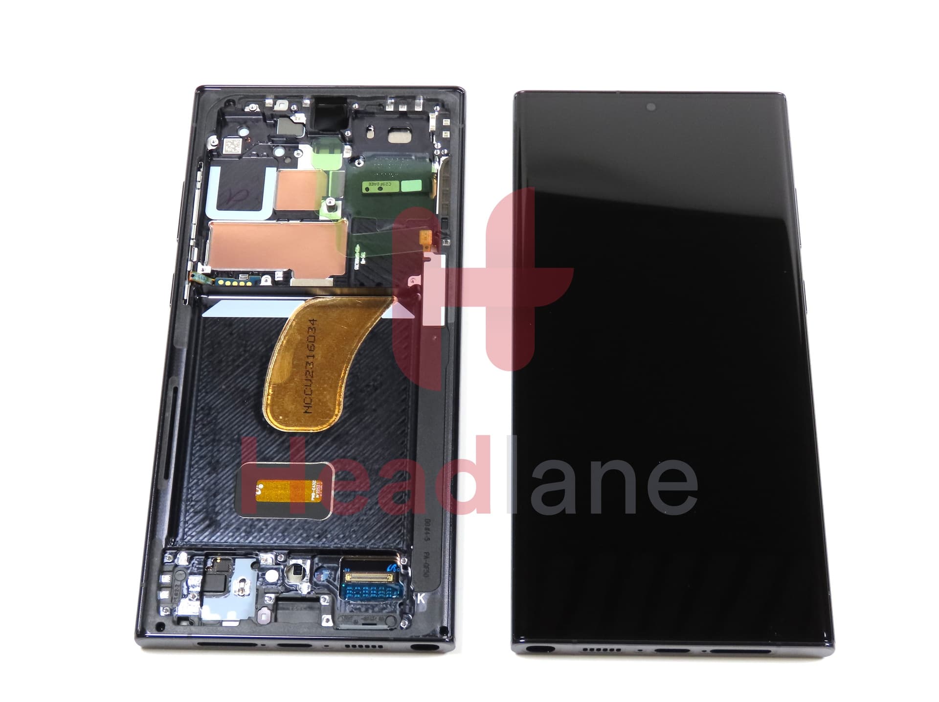 Samsung SM-S918 Galaxy S23 Ultra LCD Display / Screen + Touch - Black - view 2