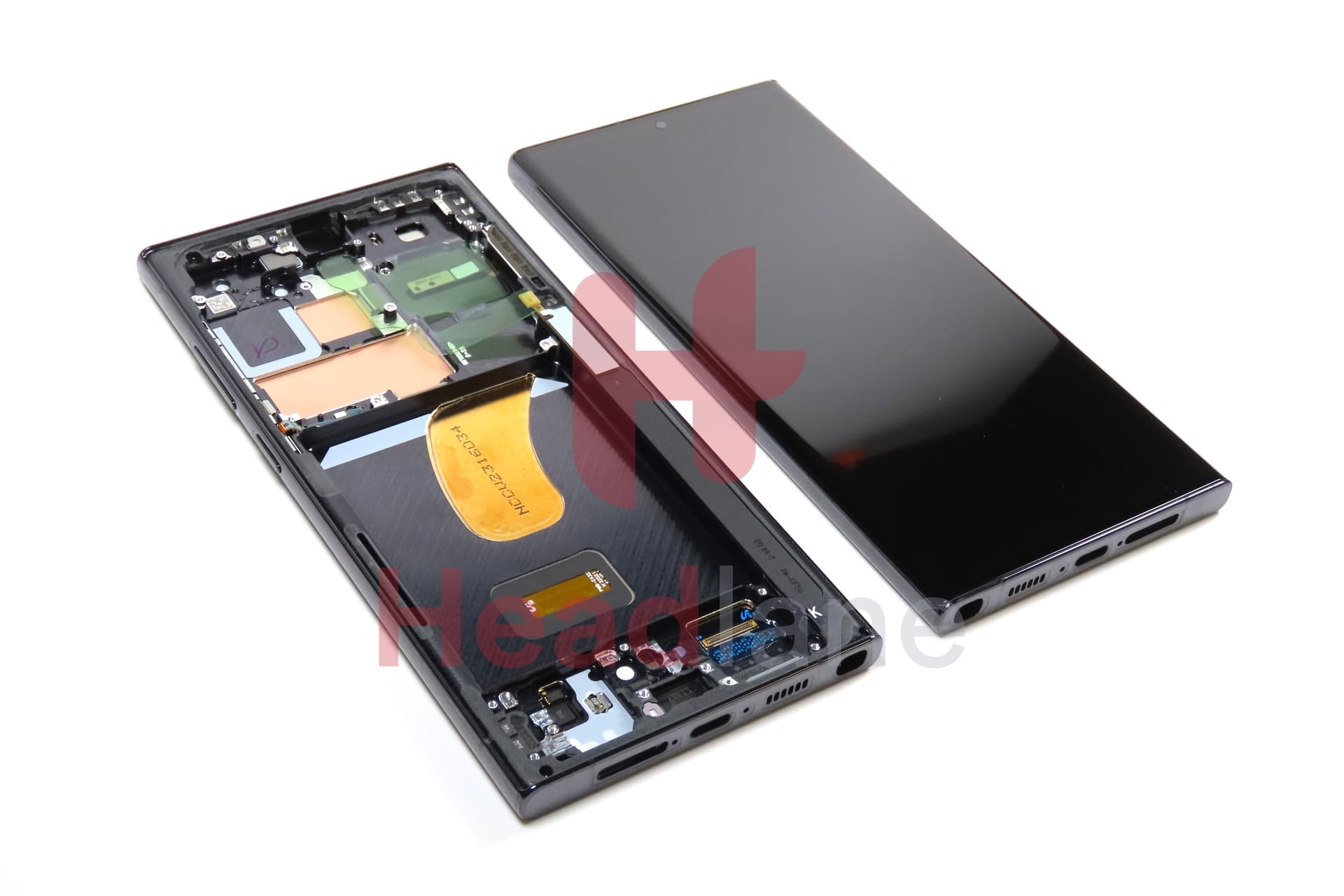 Samsung SM-S918 Galaxy S23 Ultra LCD Display / Screen + Touch - Black - view 3