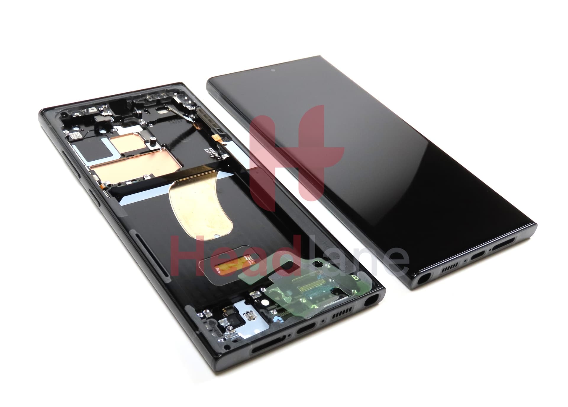 Samsung SM-S918 Galaxy S23 Ultra LCD Display / Screen + Touch - Graphite / Red - view 3