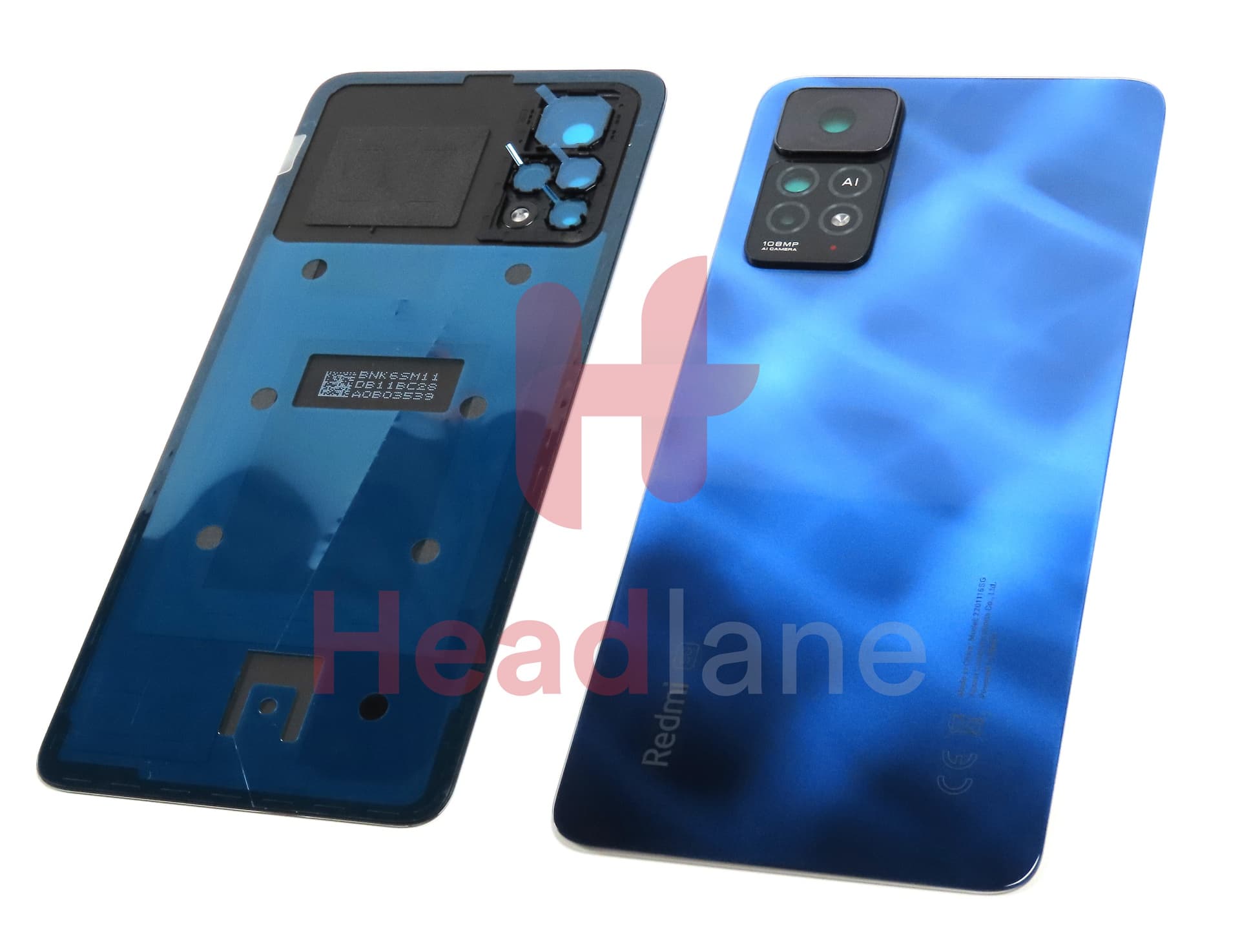 Xiaomi Redmi Note 11 Pro 5G Back / Battery Cover - Blue - view 2