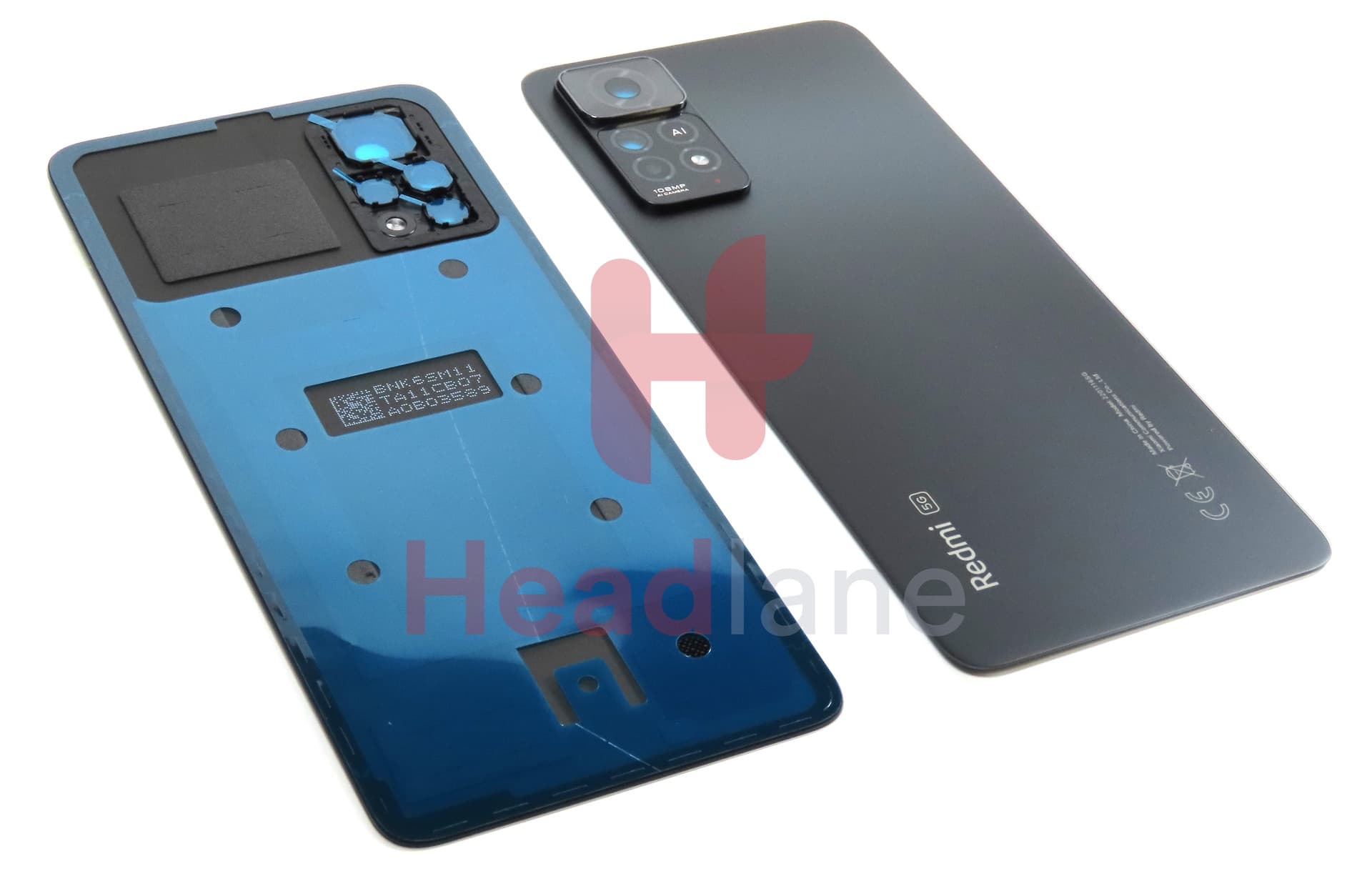 Xiaomi Redmi Note 11 Pro 5G Back / Battery Cover - Black - view 2