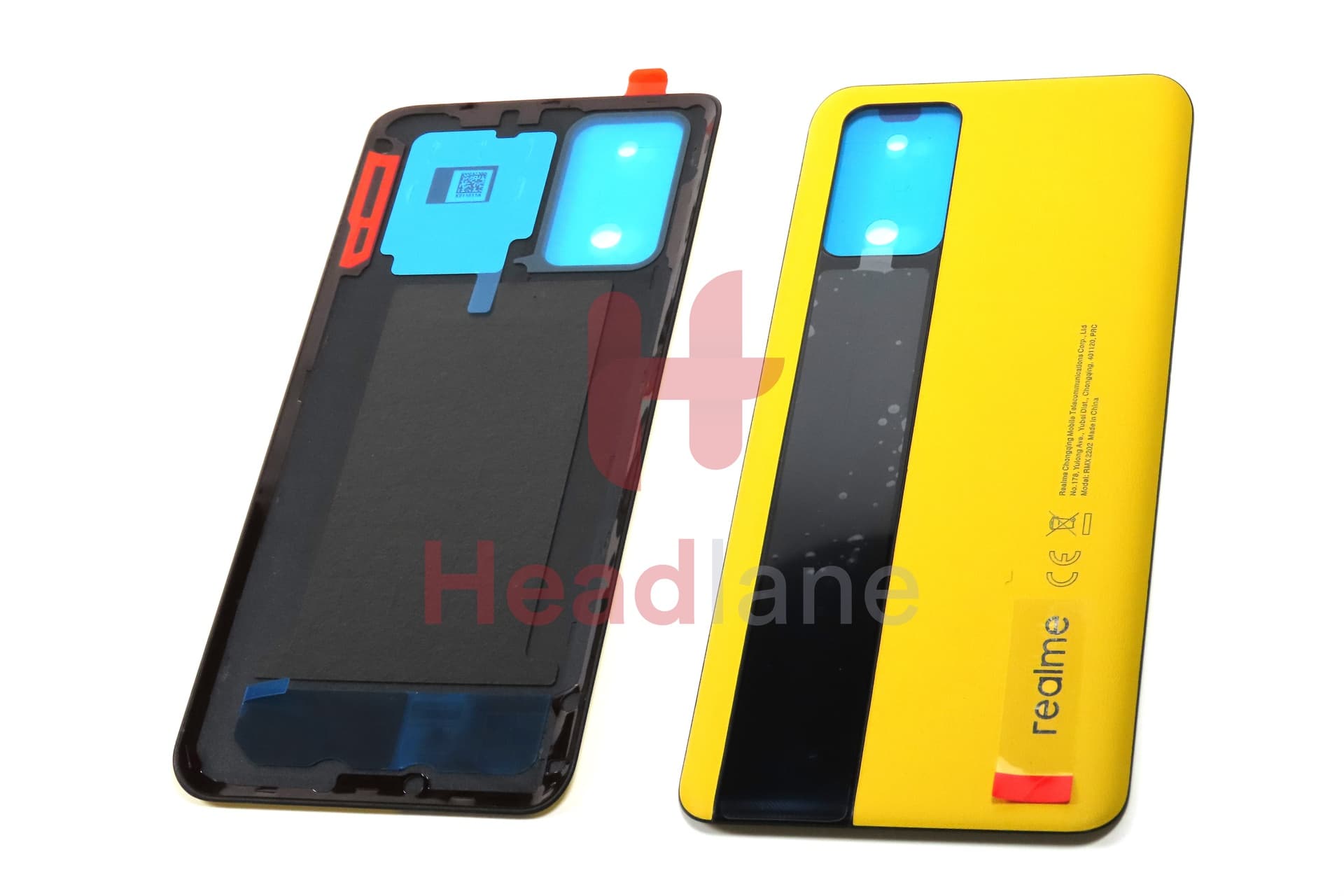 Realme RMX2202 GT 5G Back / Battery Cover - Yellow - view 3